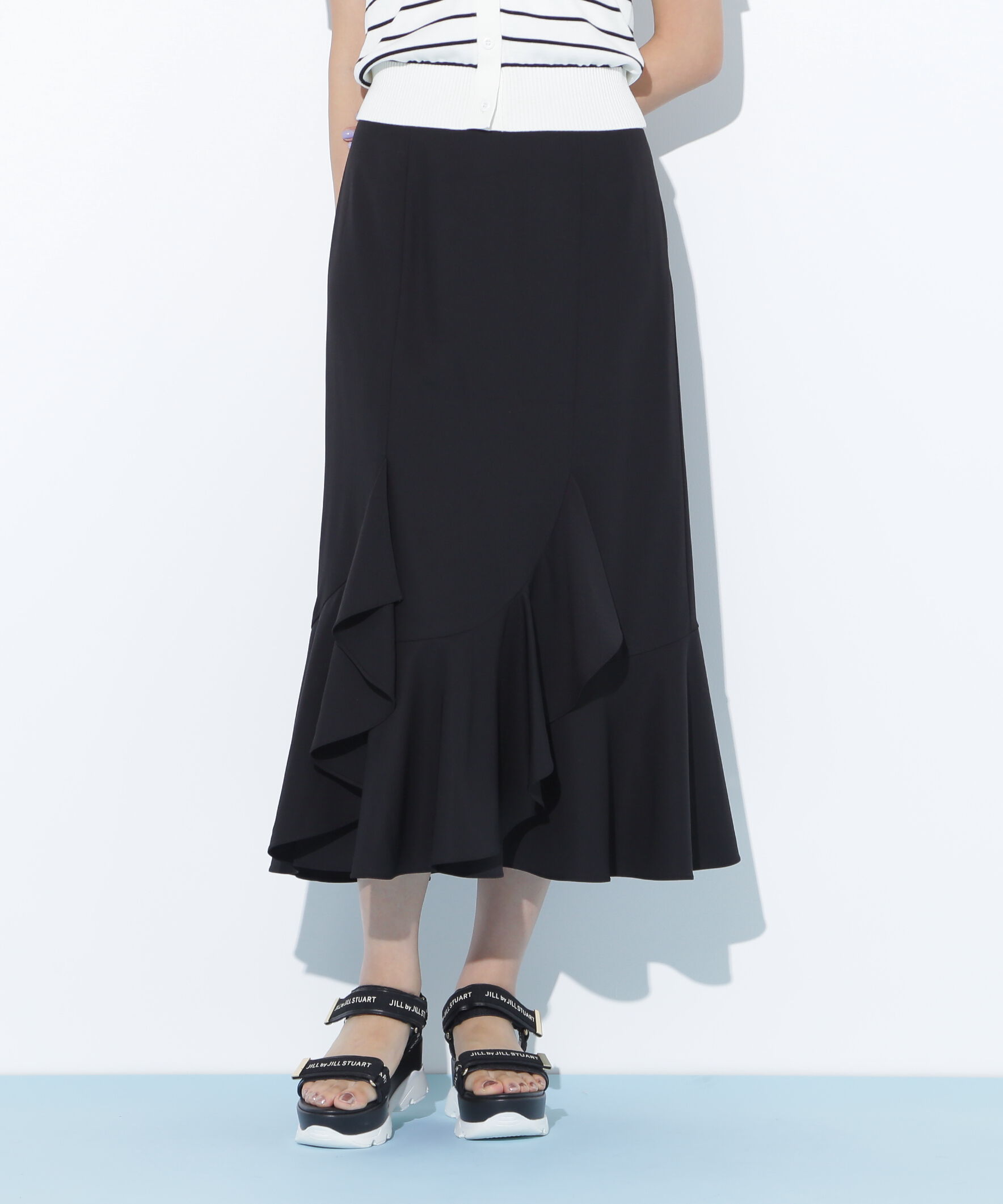  「ラッフルマーメイドスカート」|スカート|