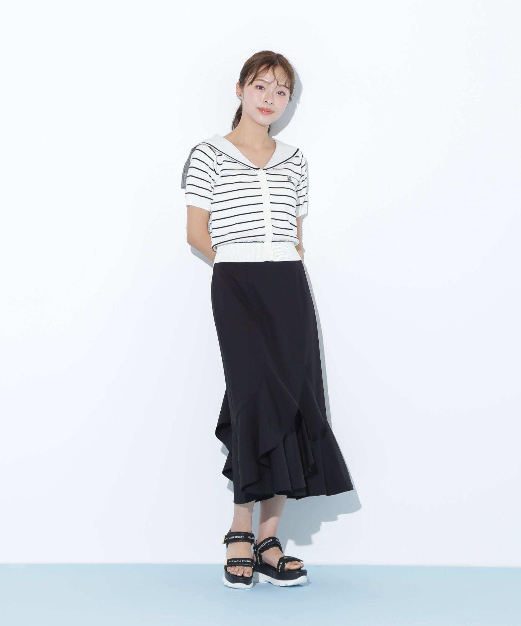  「ラッフルマーメイドスカート」|スカート|