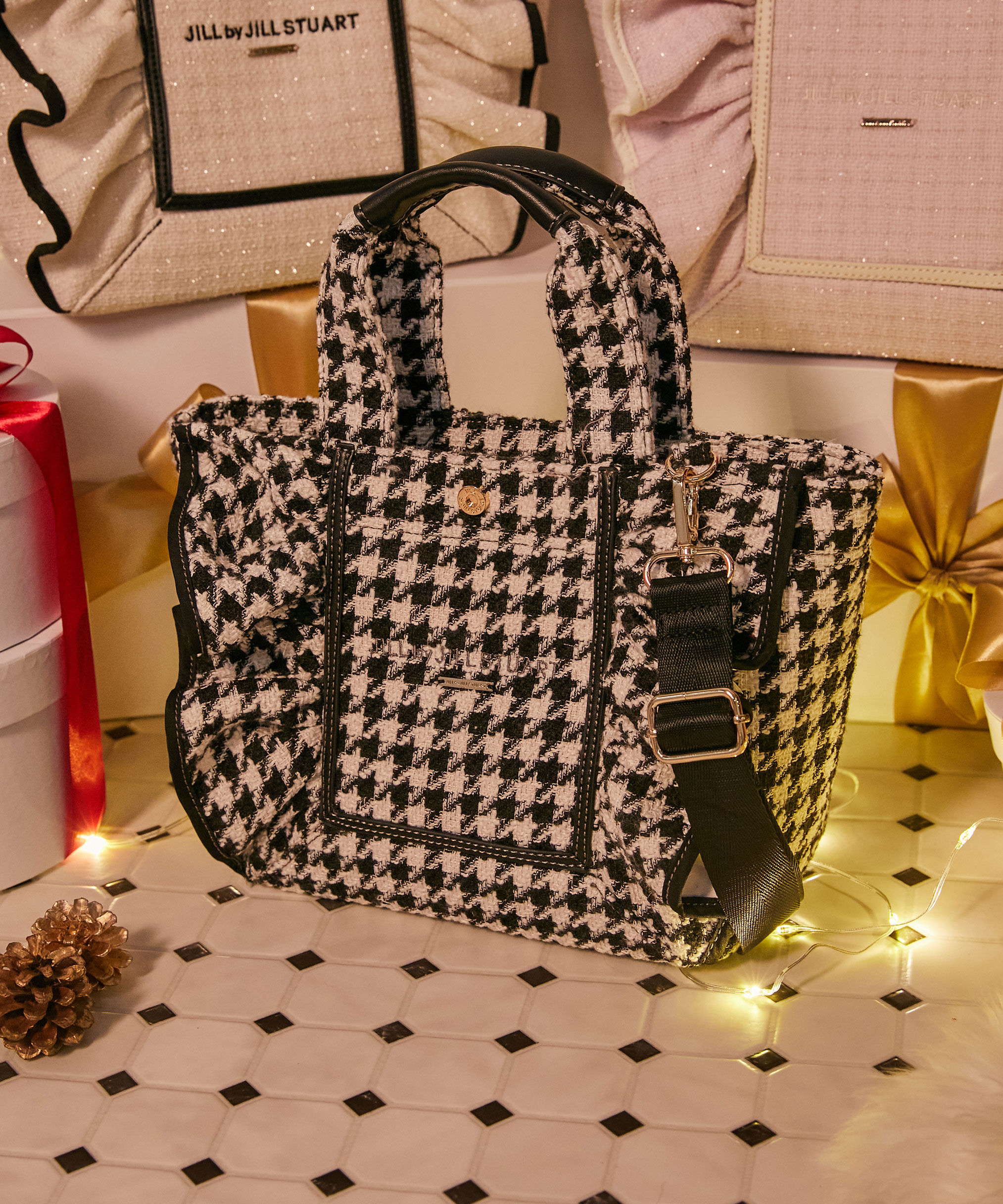  「＜リミテッドファブリック＞フレームフリルトートバッグ」|その他|