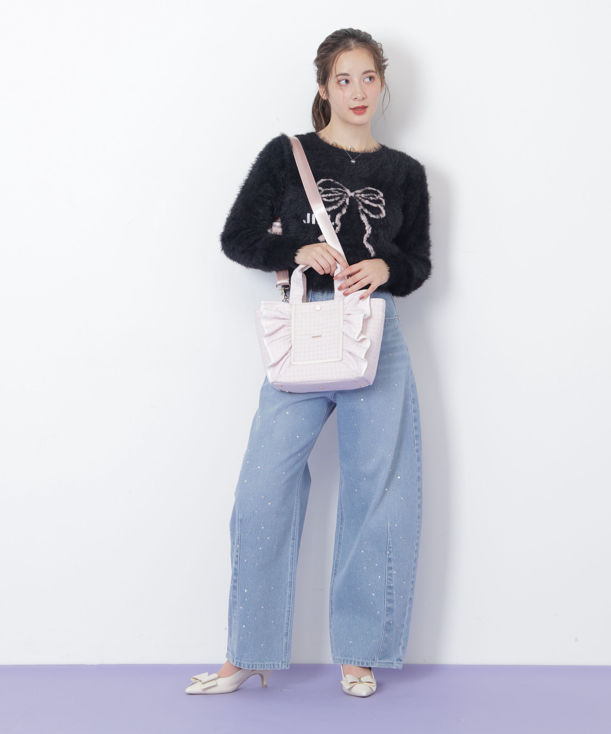  「＜リミテッドファブリック＞フレームフリルトートバッグ」|その他|