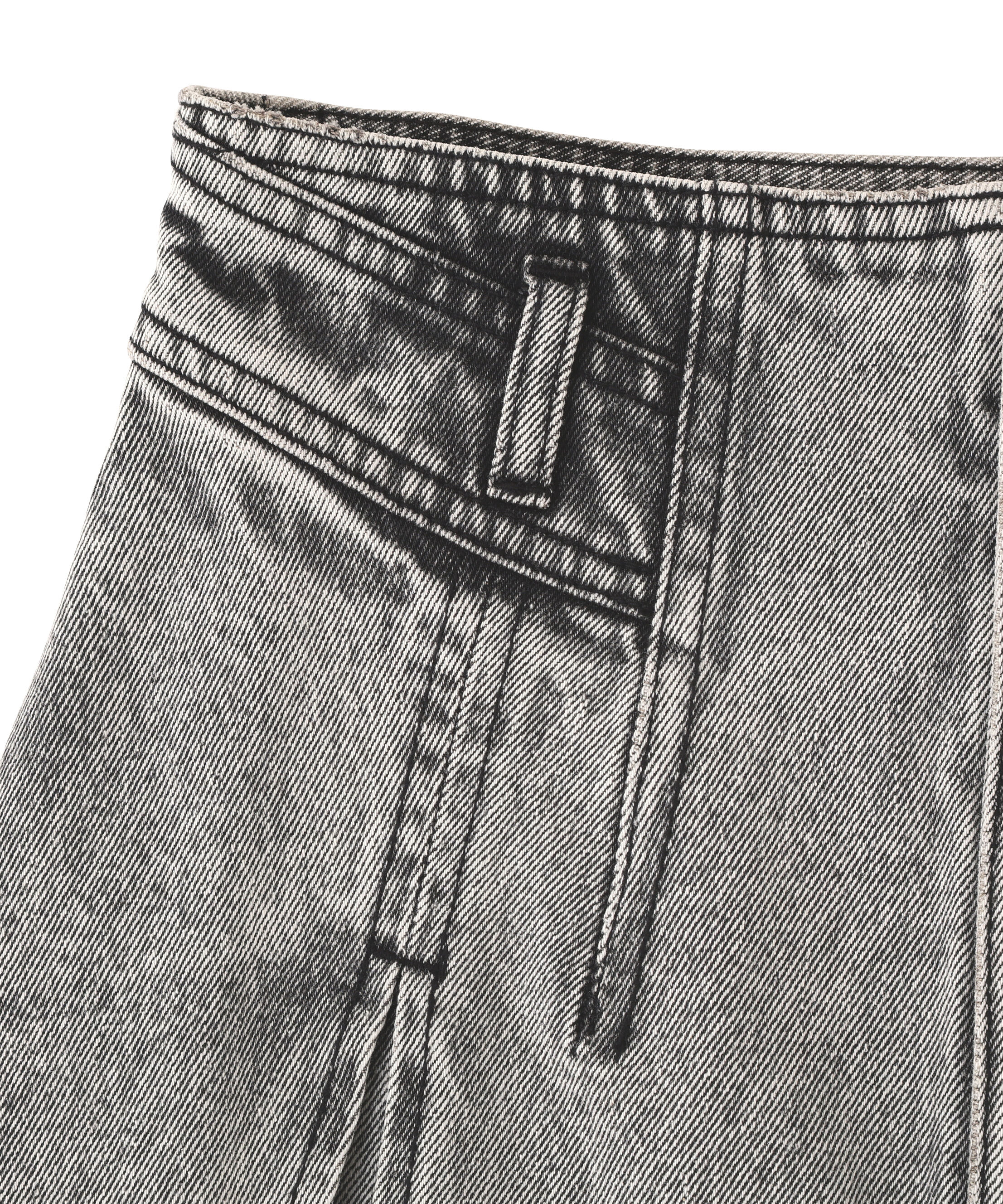  「構築パネルデニムミニスカート」|スカート|