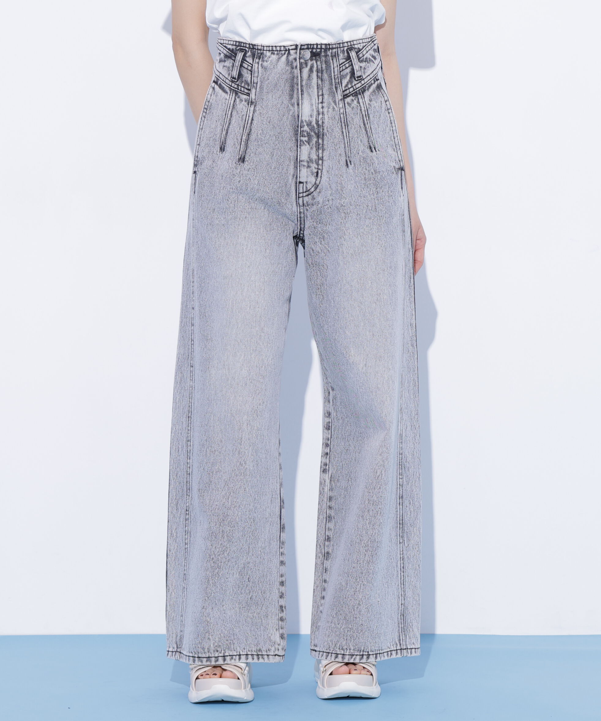  「構築パネルワイドデニム」|その他|