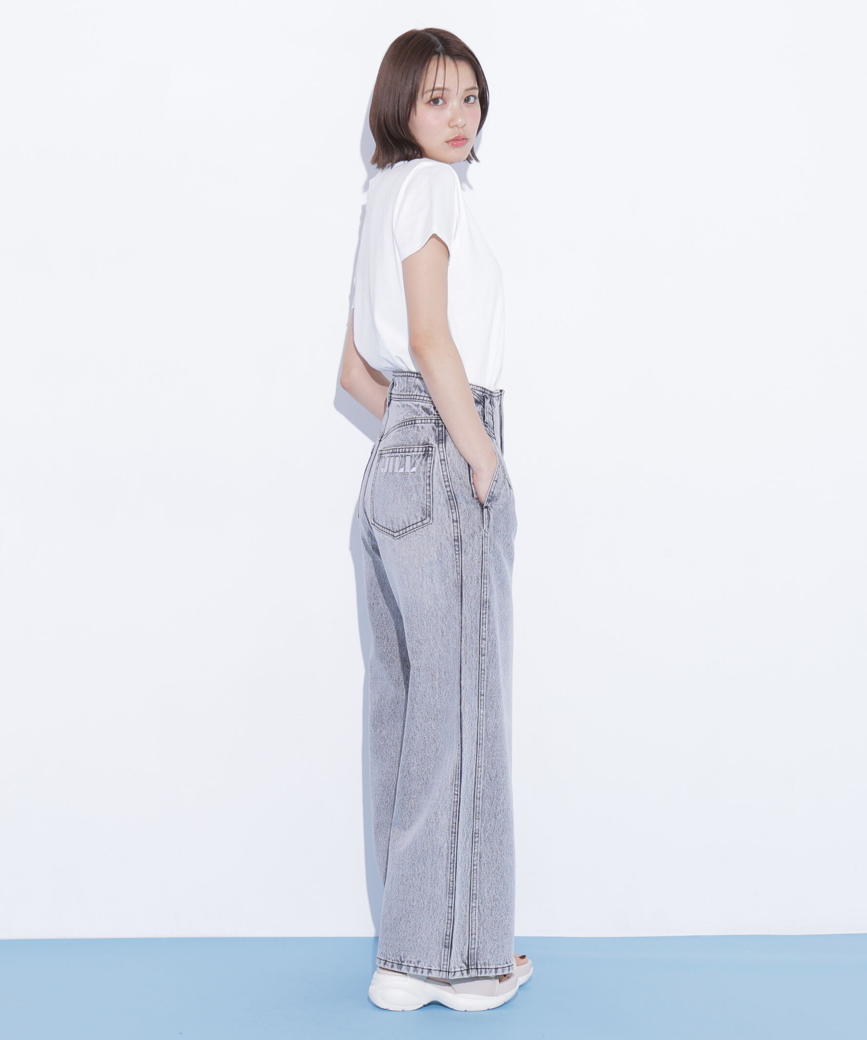  「構築パネルワイドデニム」|その他|