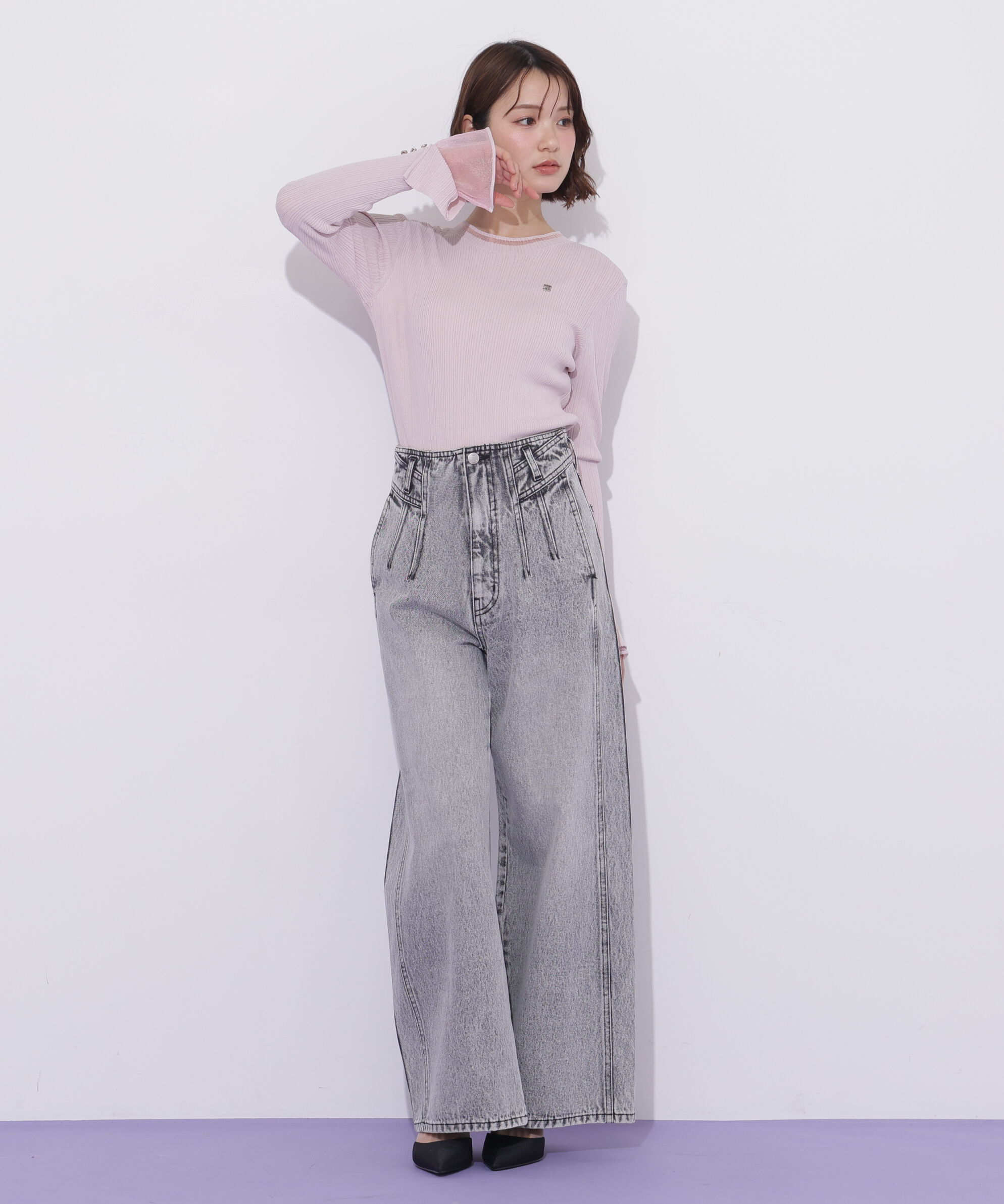  「構築パネルワイドデニム」|その他|