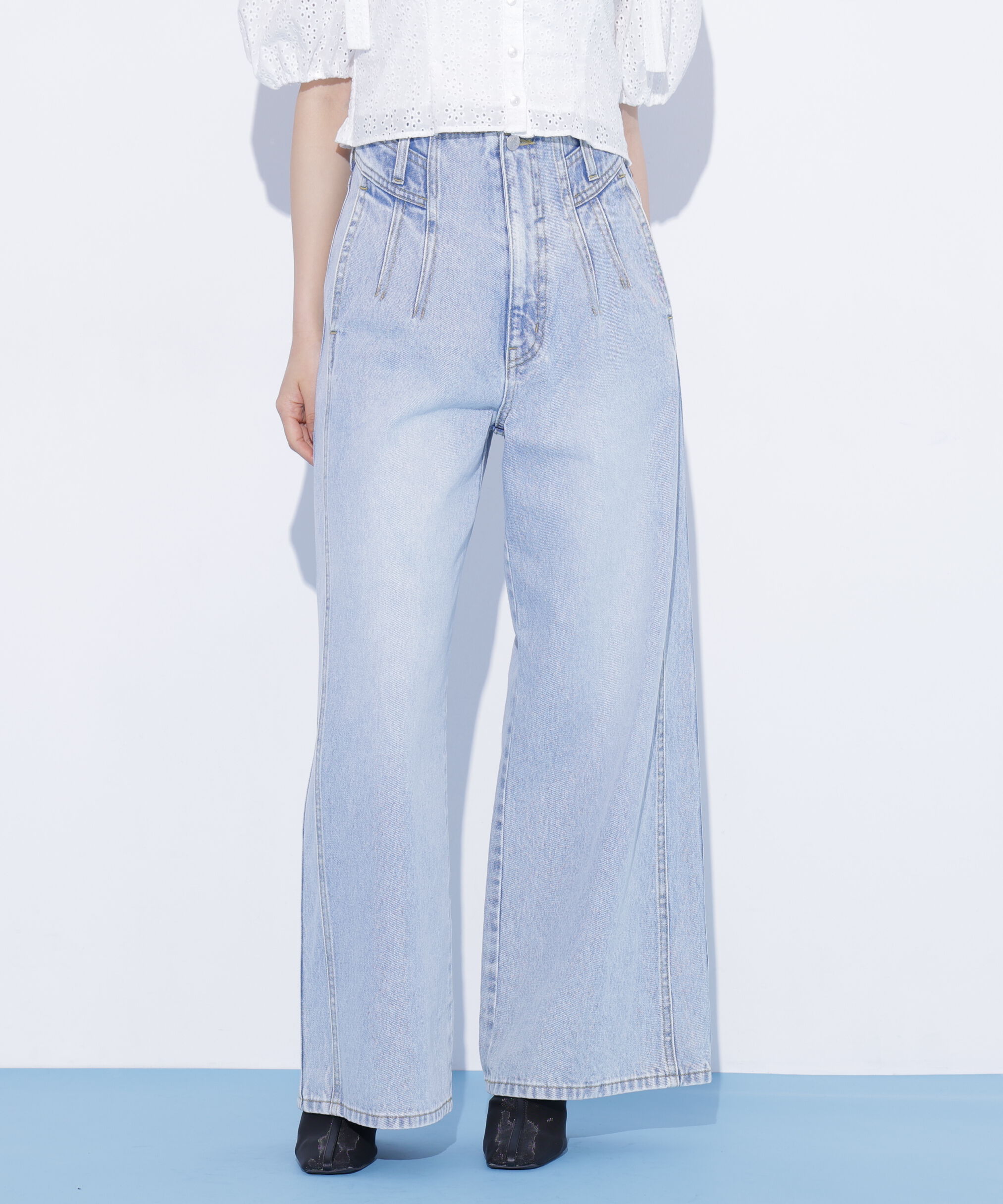  「構築パネルワイドデニム」|その他|