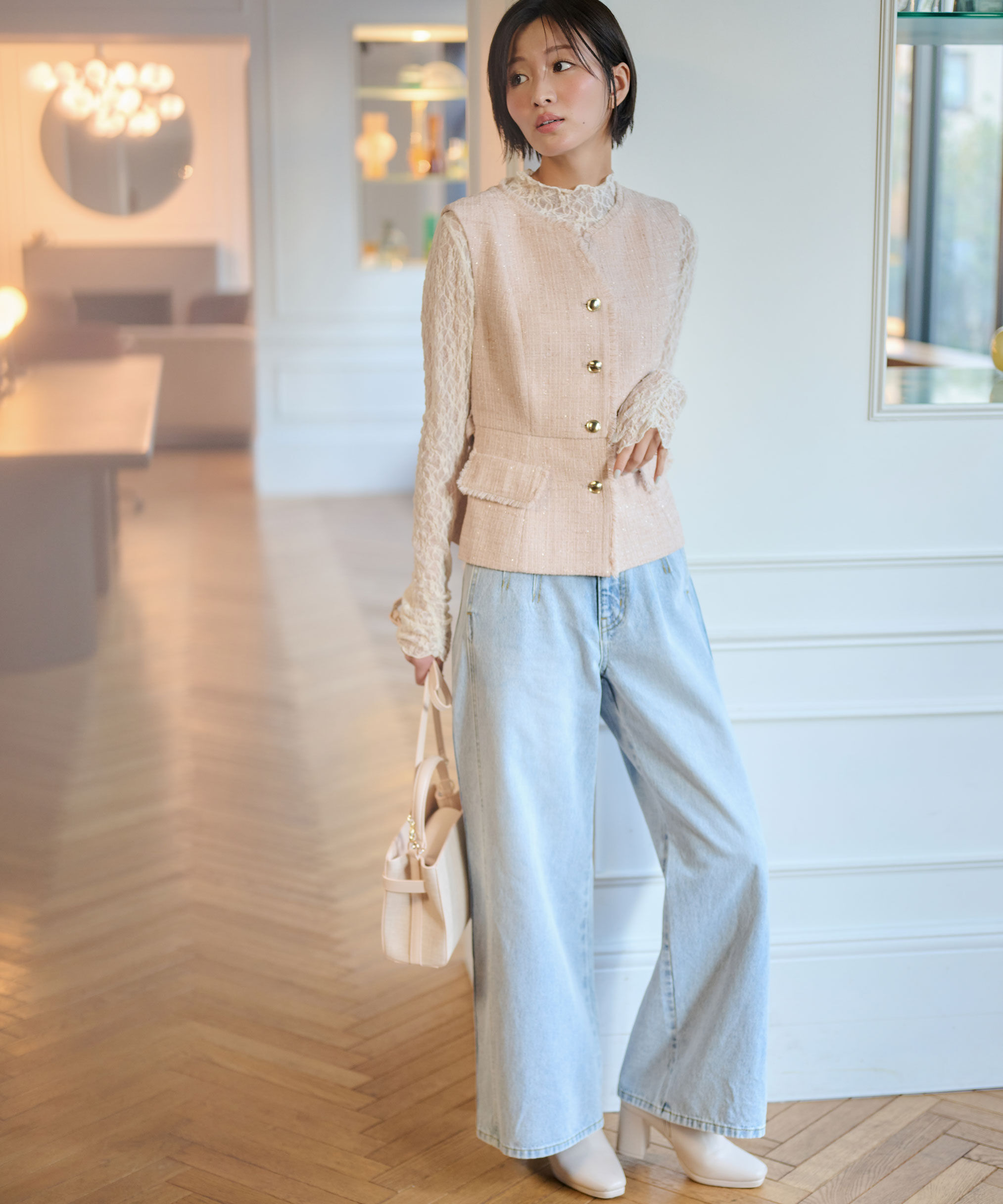  「構築パネルワイドデニム」|その他|