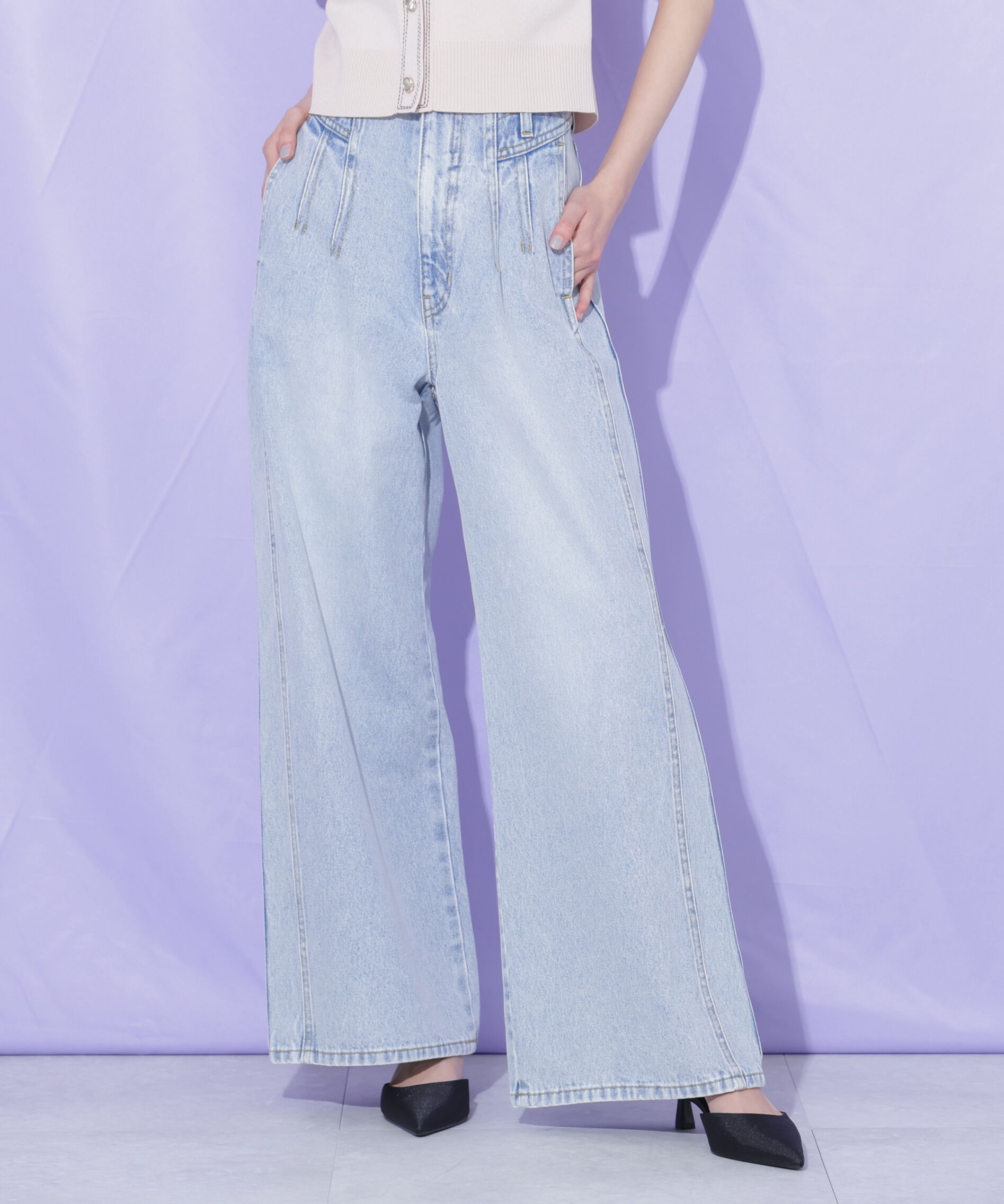  「構築パネルワイドデニム」|その他|