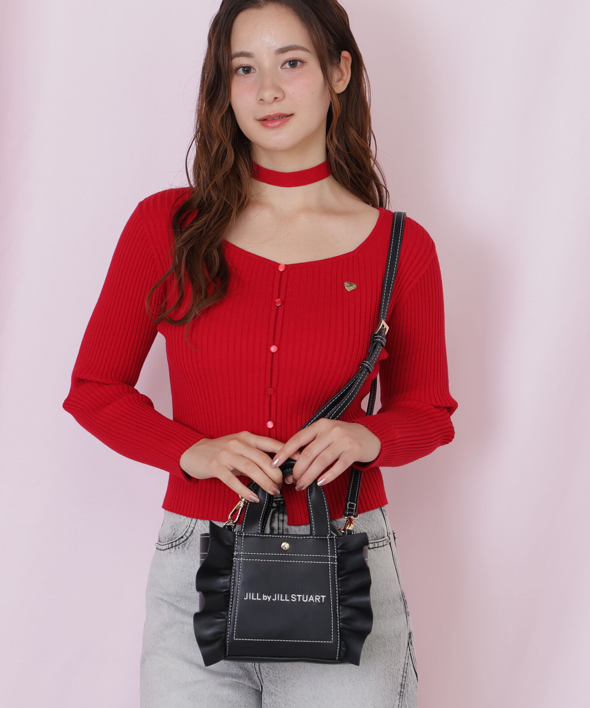  「＜フリルトートミニ＞フェイクレザー」|その他|