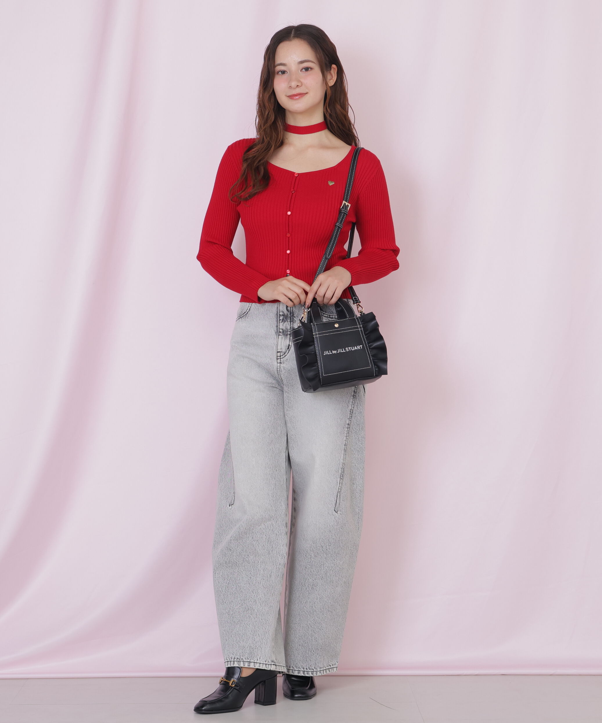  「＜フリルトートミニ＞フェイクレザー」|その他|