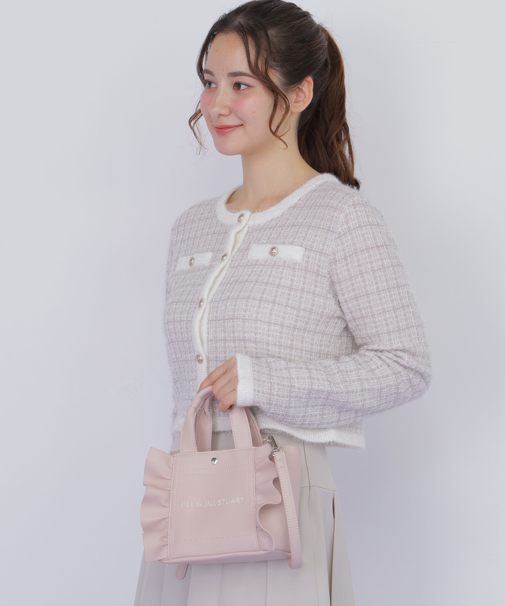  「＜フリルトートミニ＞フェイクレザー」|その他|