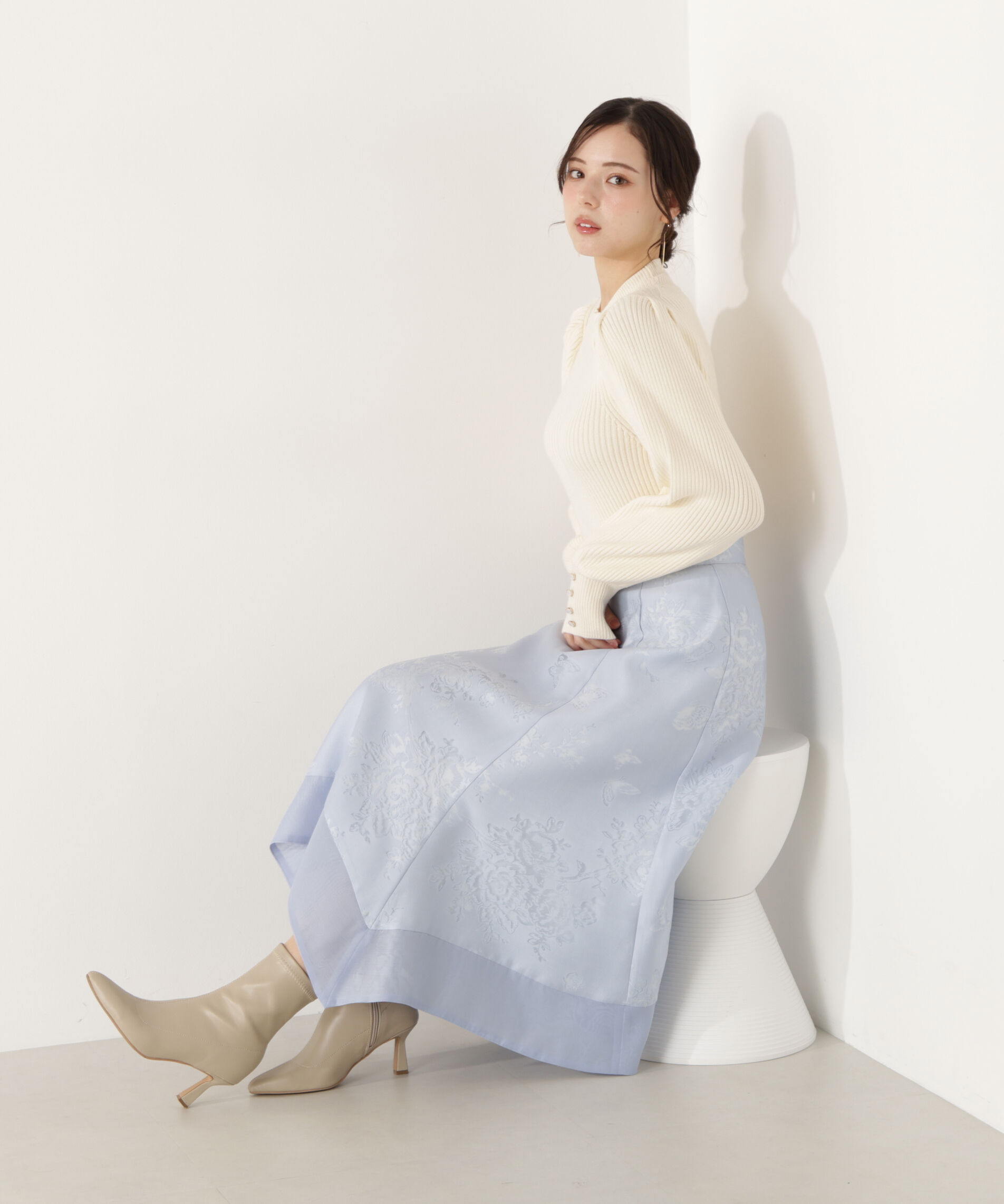 PROPORTION BODY DRESSING「ハンカチーフヘムスカート」|スカート|