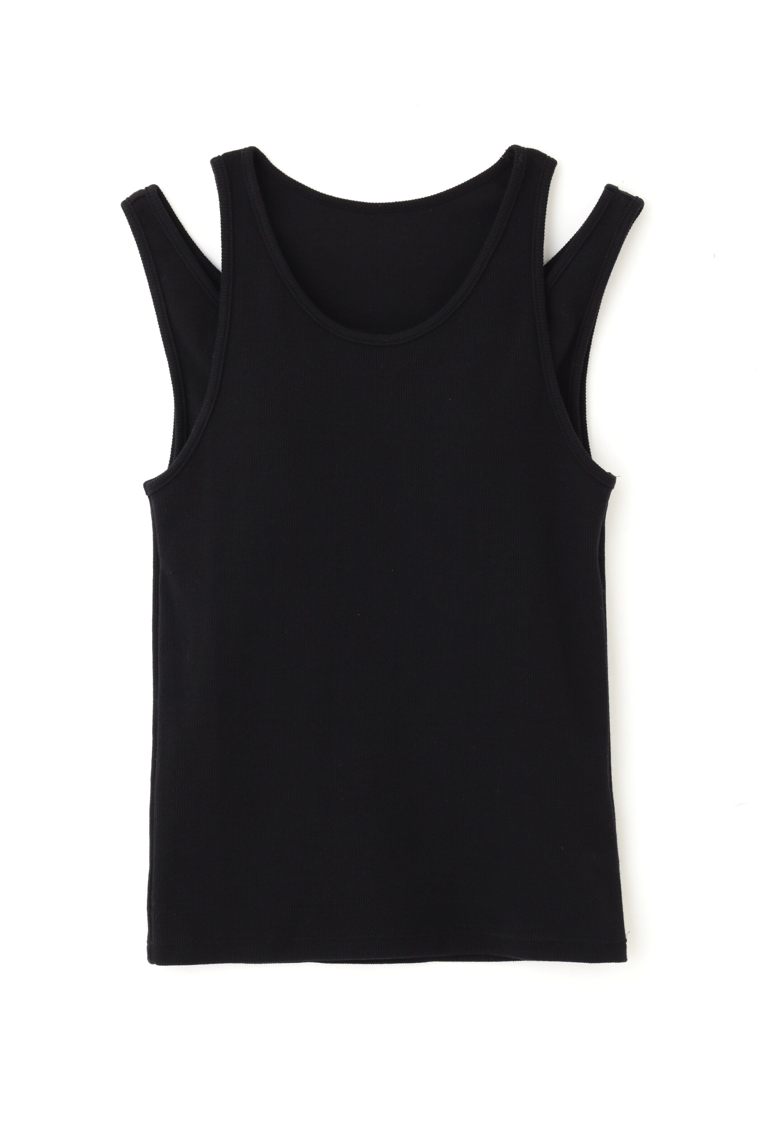  「[THE HOLIDAY CLOSET]カップ付きリブタンクトップ」|Tシャツ・カットソー|