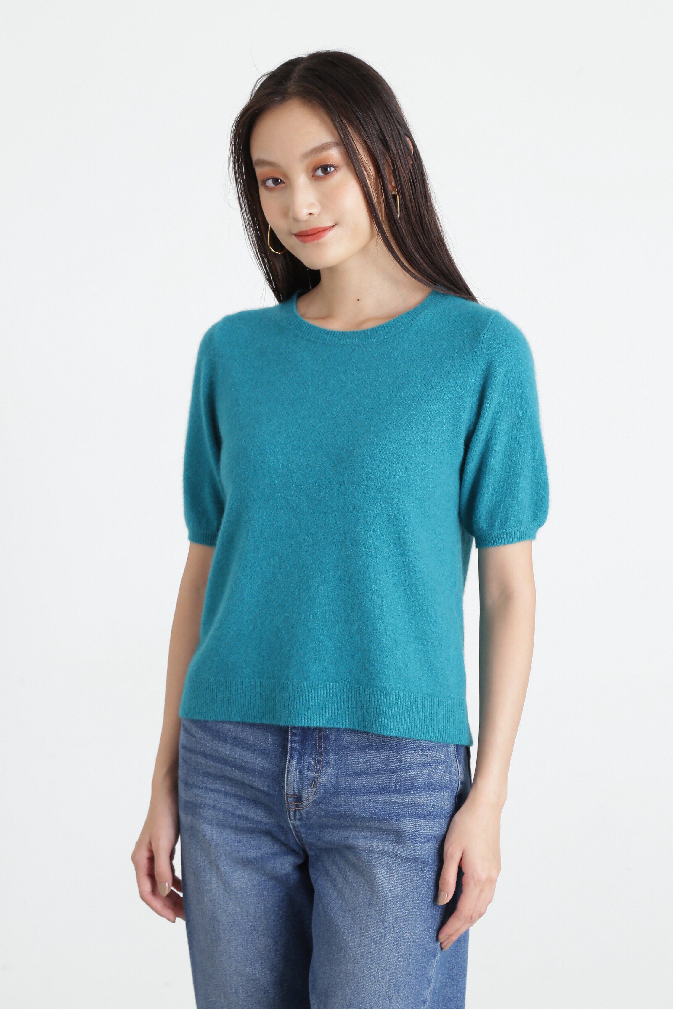  「◆クルーパフスリーブプルオーバー」|ニット・セーター|