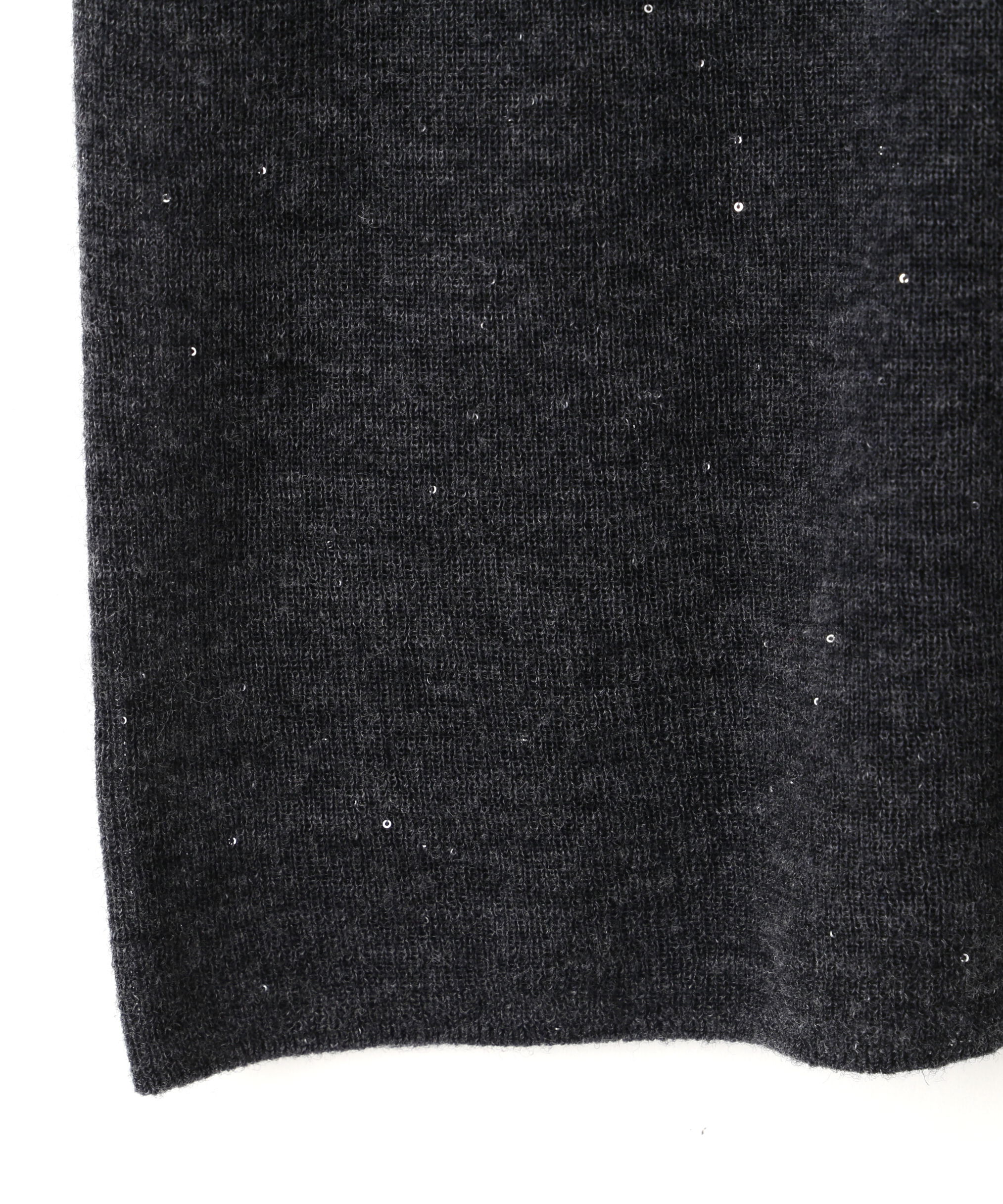  「◆スパンコールシアーモックネックプルオーバー」|ニット・セーター|