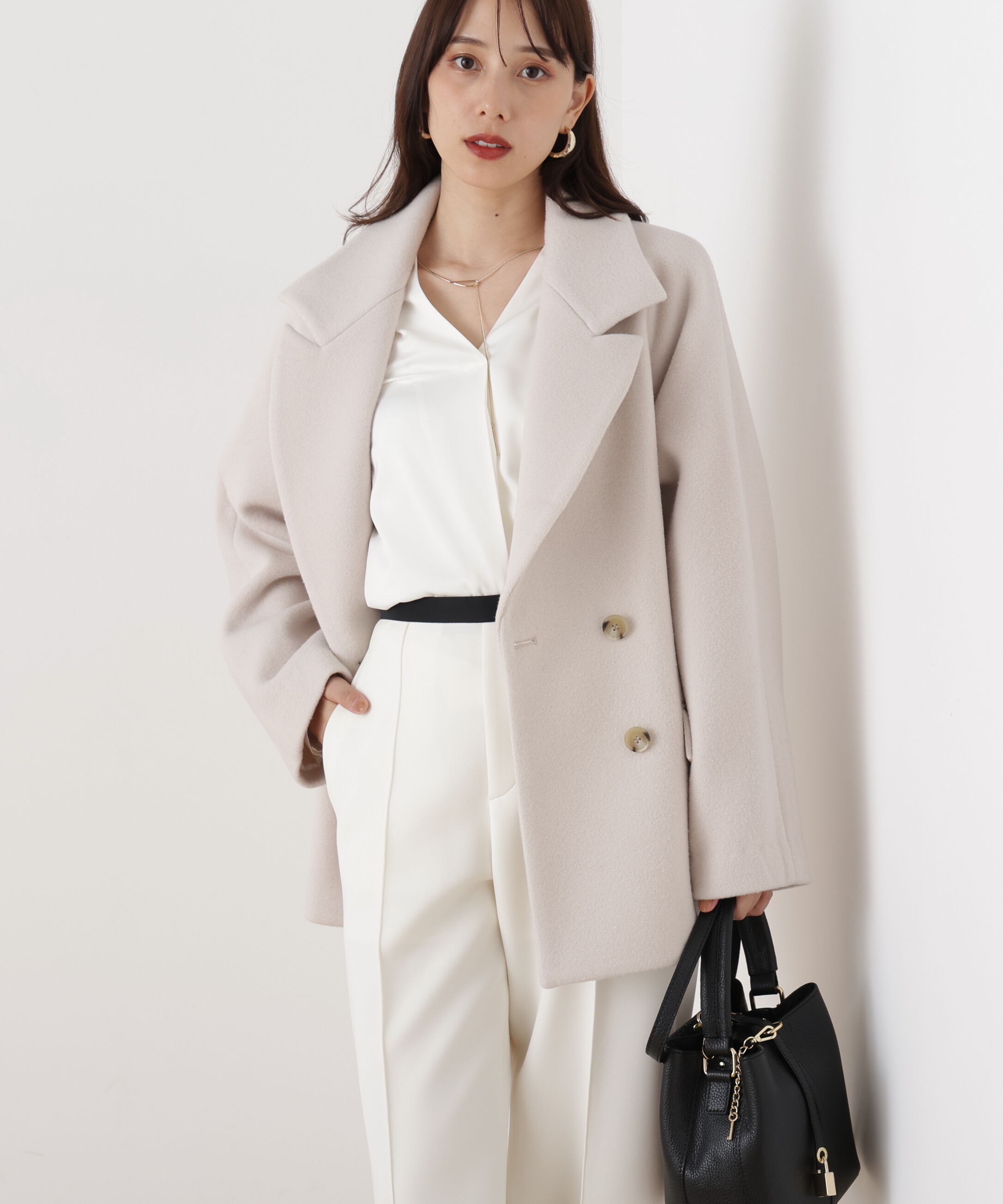  「◆ダブルブレストショートコート」|その他|