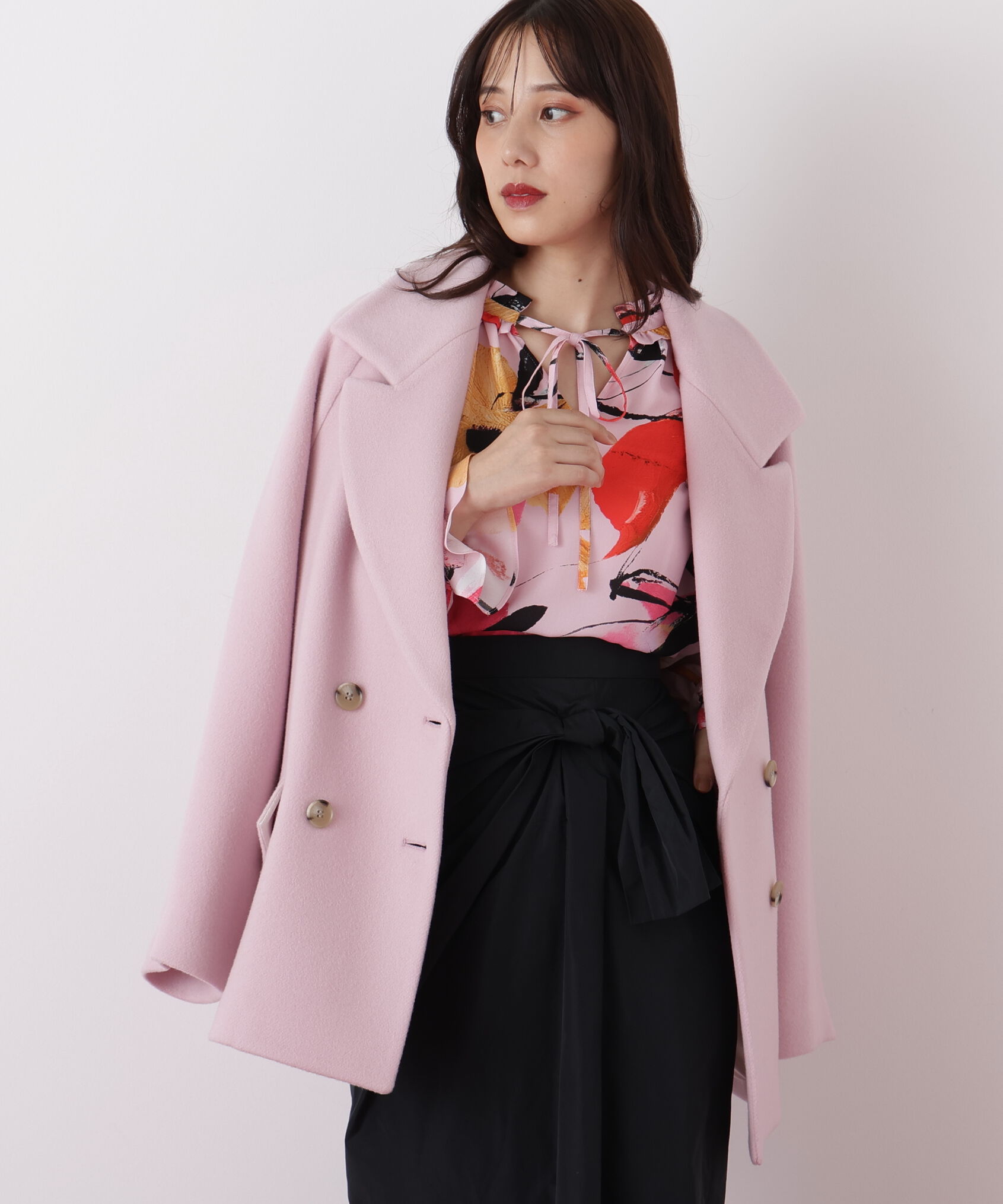  「◆ダブルブレストショートコート」|その他|