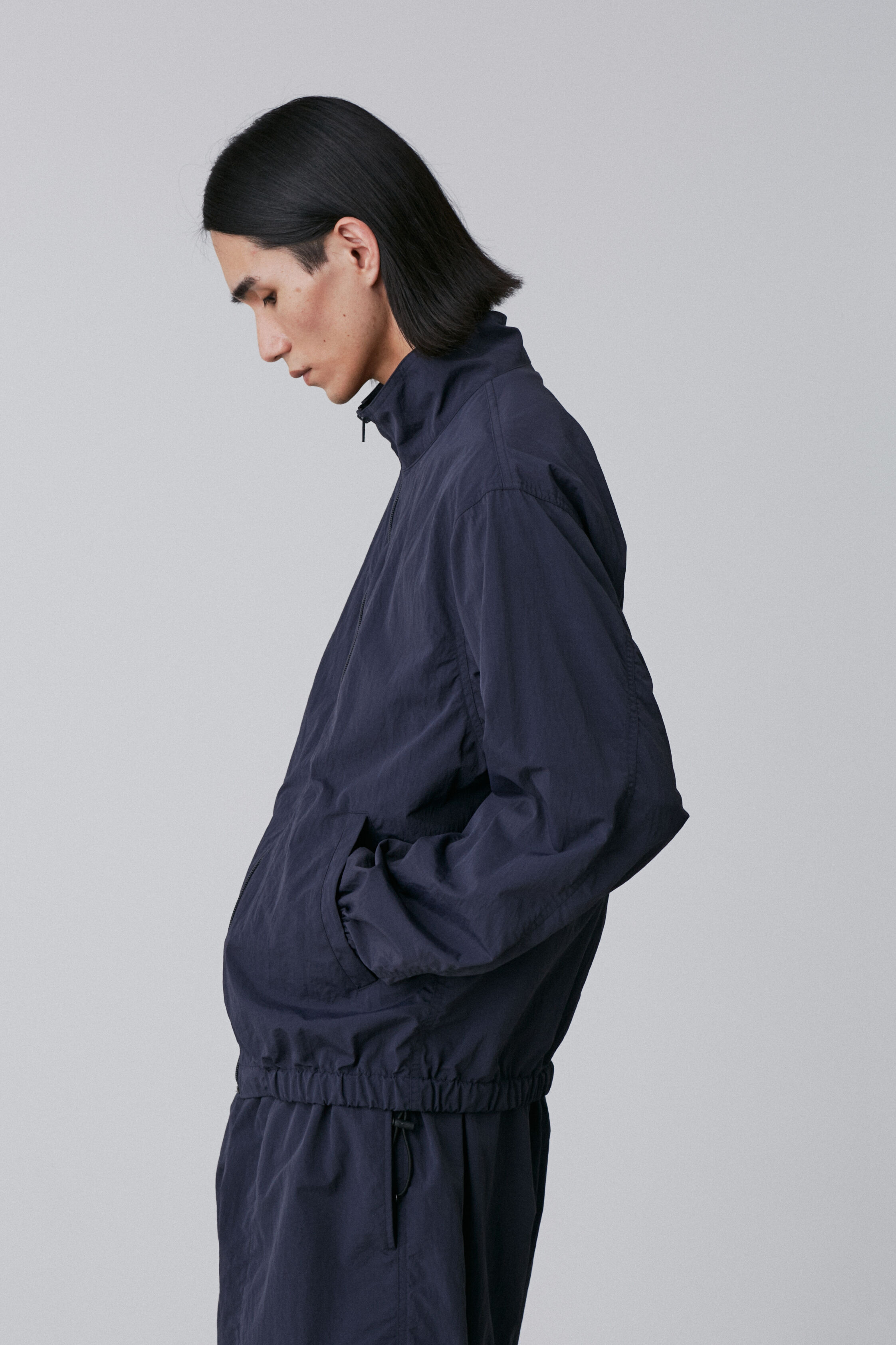 YLEVE 「Ｙ / RECYCLE NYLON MIX TAFFETA BLOUSON」|ブルゾン・スタジャン|