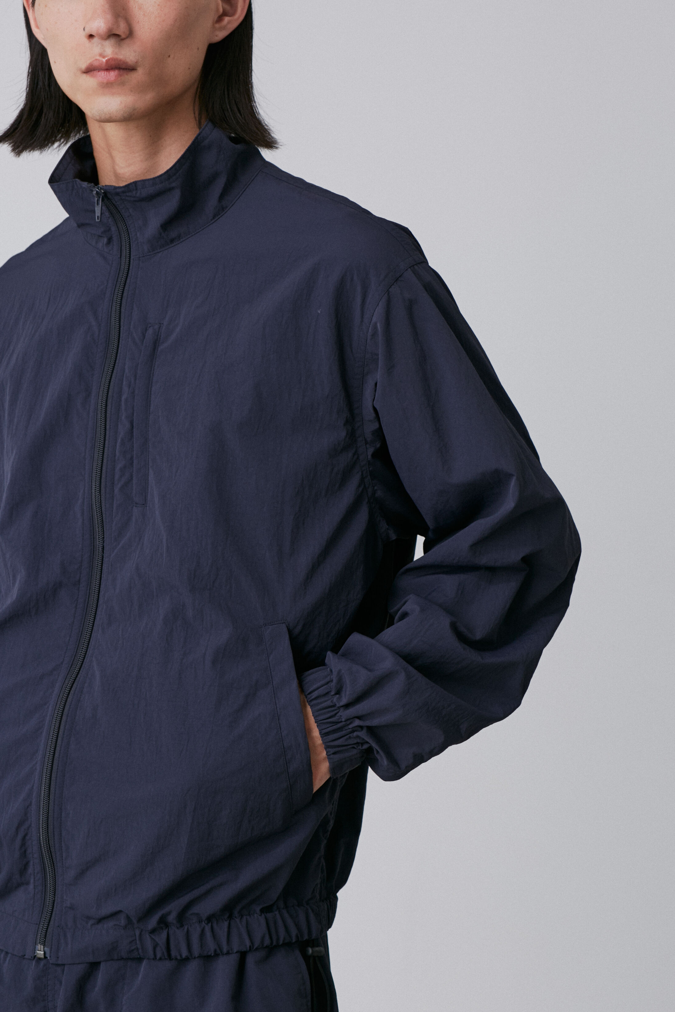 YLEVE 「Ｙ / RECYCLE NYLON MIX TAFFETA BLOUSON」|ブルゾン・スタジャン|