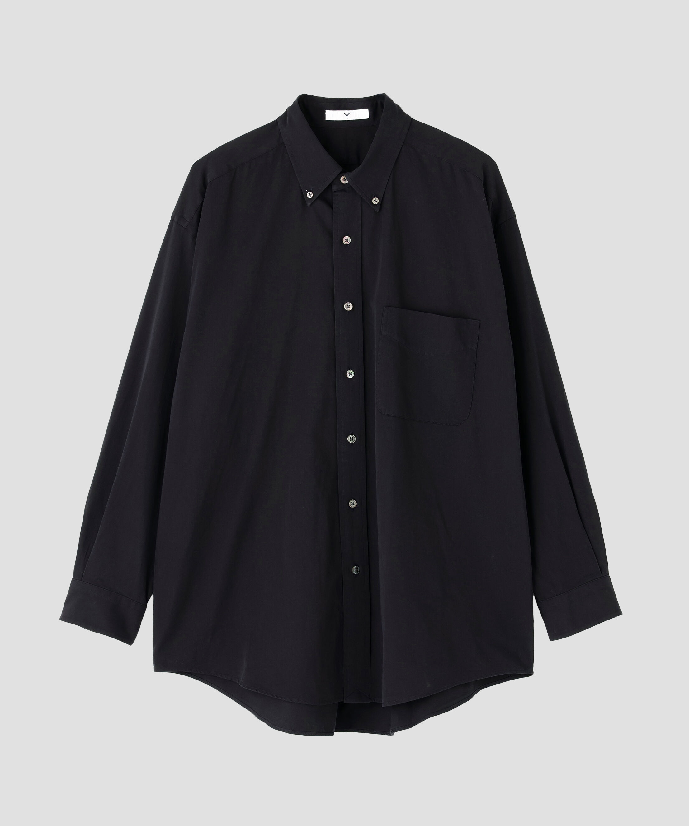 YLEVE 「Ｙ / ORGANIC COTTON WASHER SATIN SHIRT」|シャツ・ブラウス|ネイビー