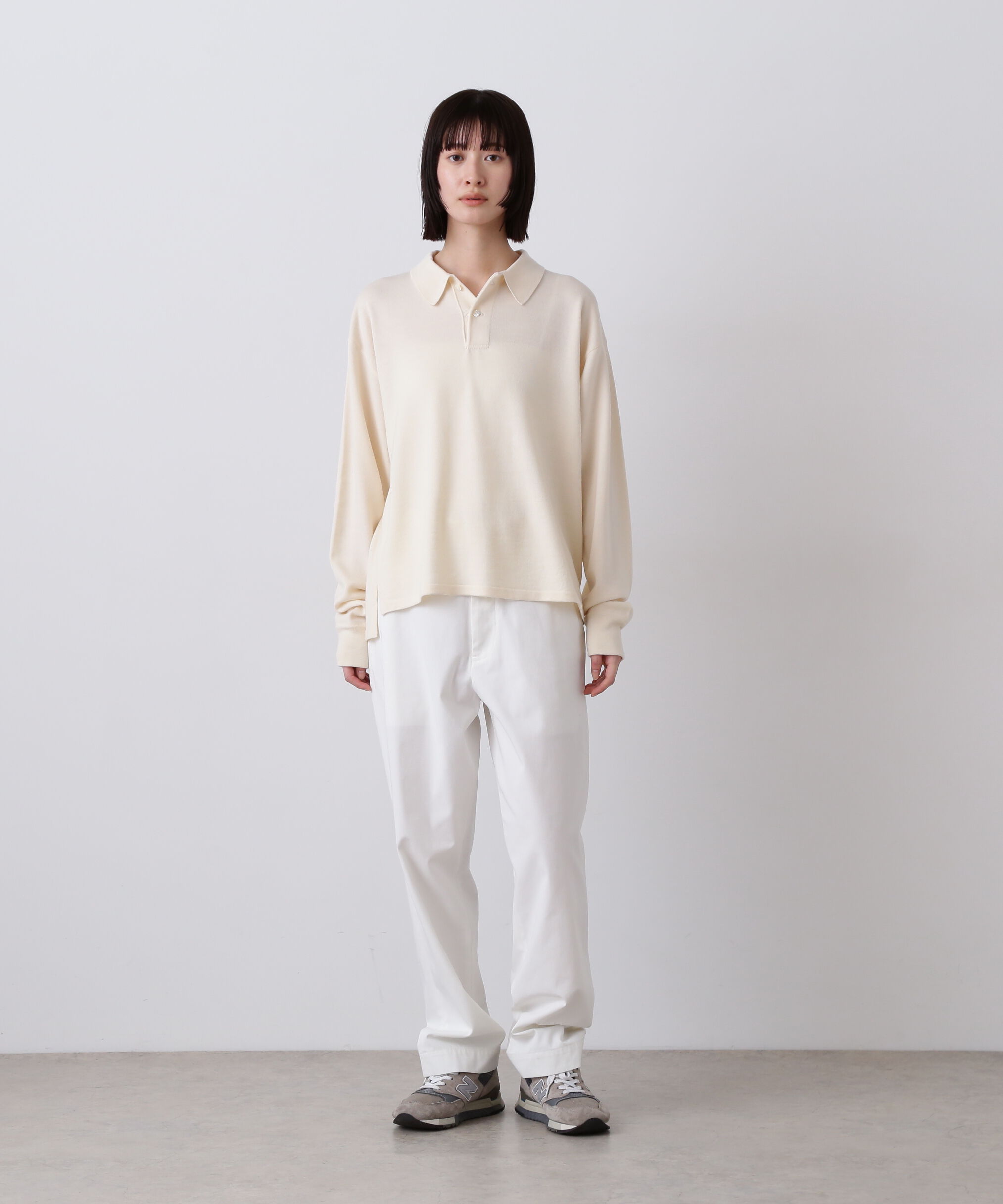 YLEVE 「Ｙ / NONMULESING WOOL KN POLO」|ニット・セーター|
