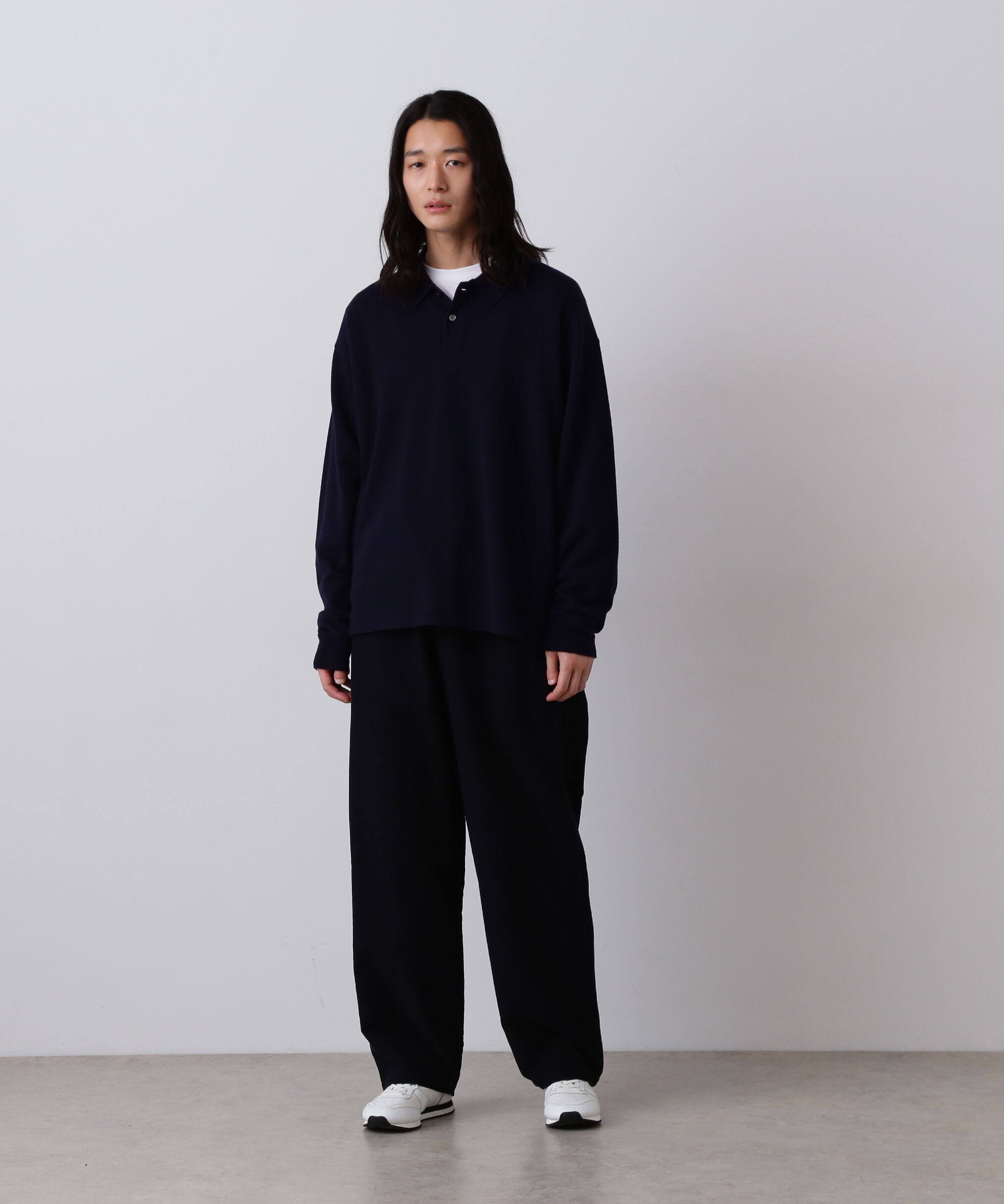 YLEVE 「Ｙ / NONMULESING WOOL KN POLO」|ニット・セーター|