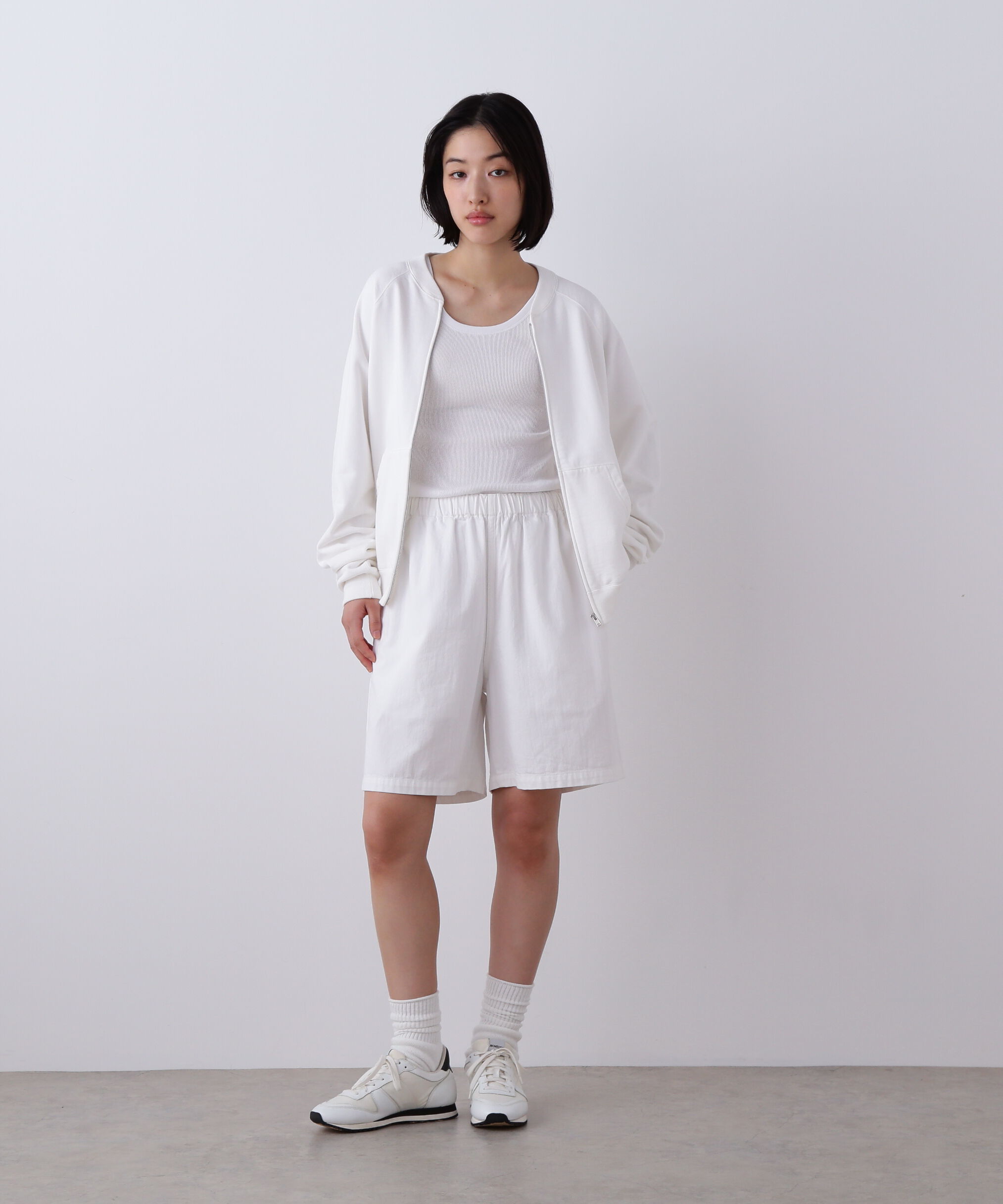 YLEVE 「Ｙ / ORGANIC COTTON HEAVY WEIGHT FLEECE ZIP UP BLOUSON」|ブルゾン・スタジャン|