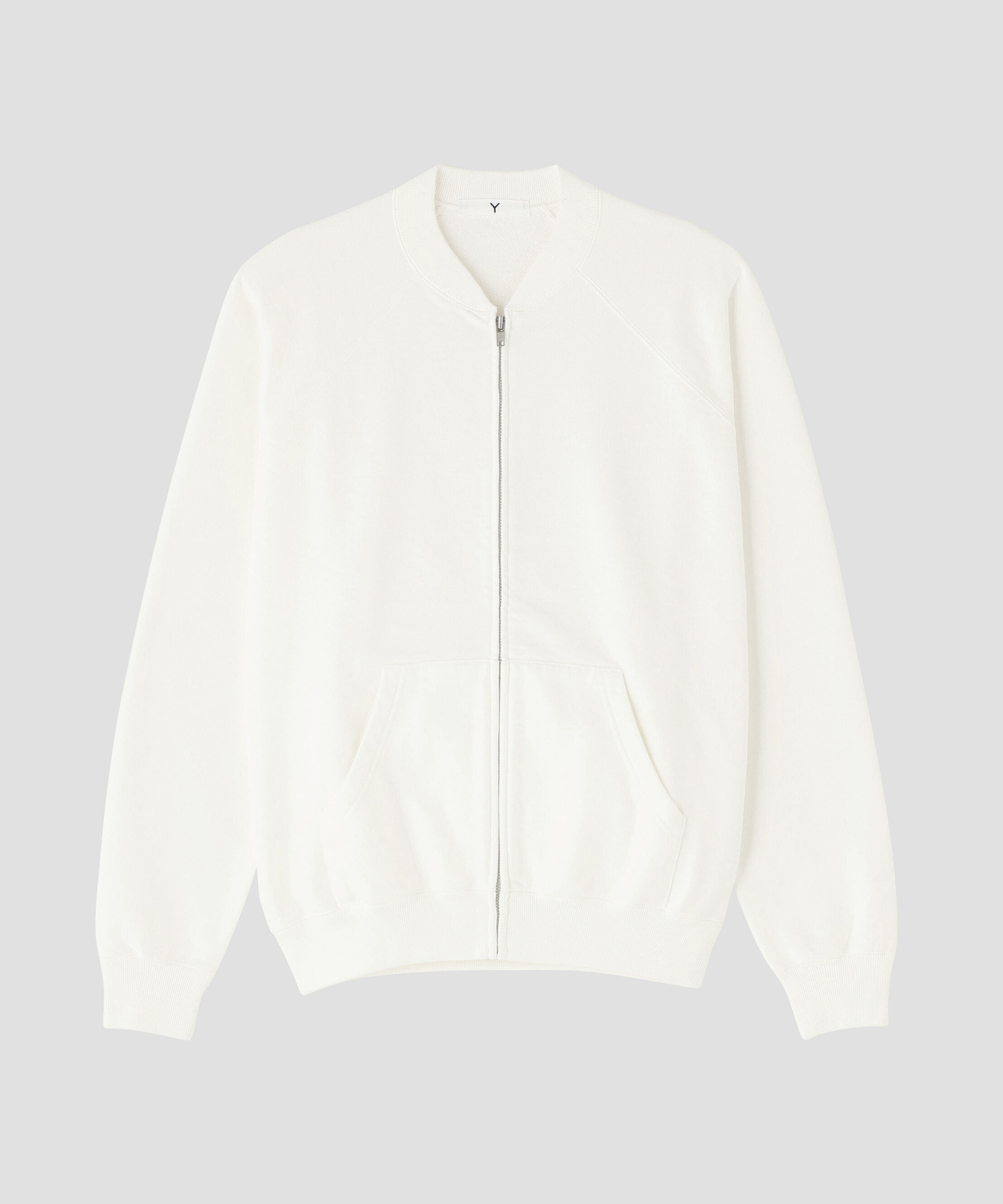 YLEVE 「Ｙ / ORGANIC COTTON HEAVY WEIGHT FLEECE ZIP UP BLOUSON」|ブルゾン・スタジャン|