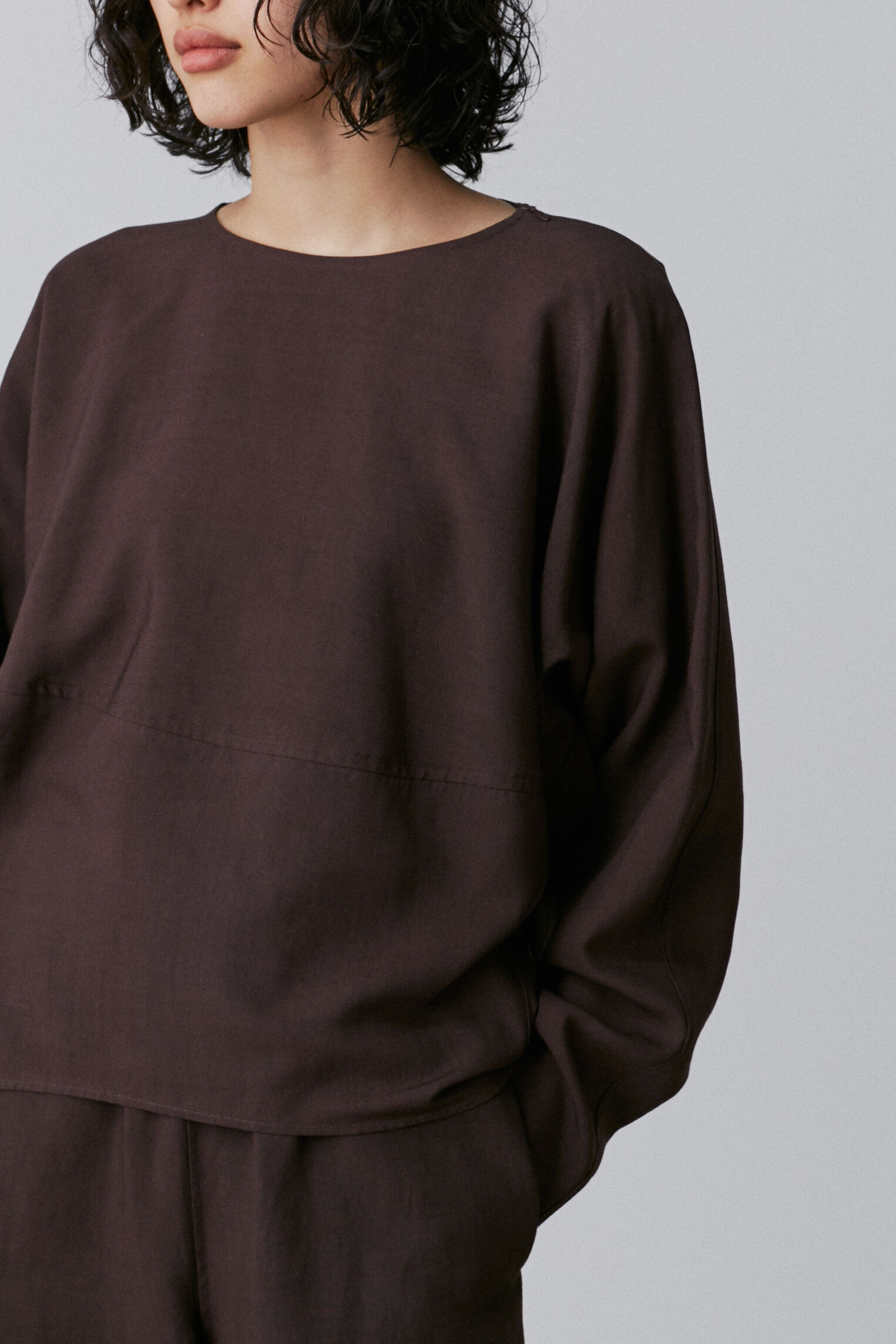 YLEVE 「YLEVE / TENCEL PULL OVER BLOUSE」|シャツ・ブラウス|