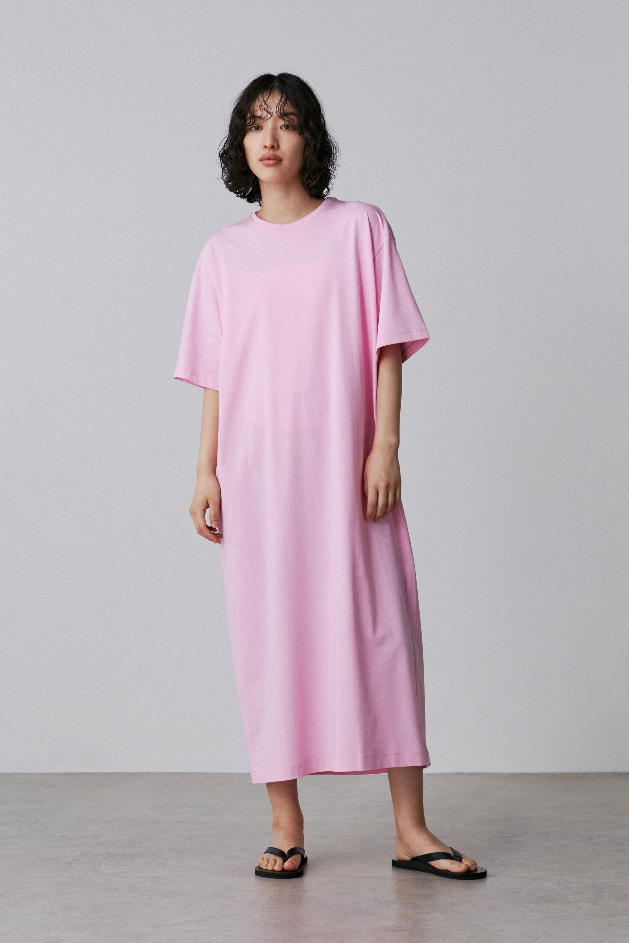 YLEVE 「YLEVE / ORGANIC COTTON BIO T-SHIRT ONE PIECE」|ワンピース|ピンク