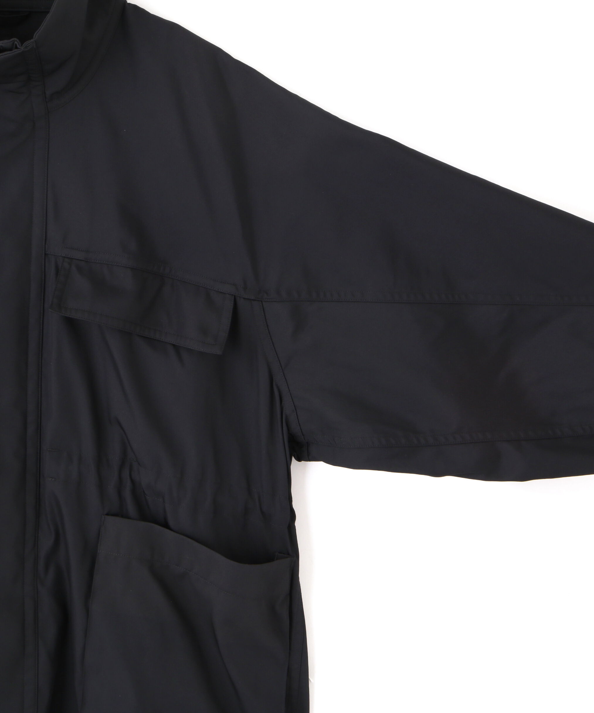 YLEVE 「YLEVE / HIGH COUNT DOUBLE TWILL POLYESTER BLOUSON」|ブルゾン・スタジャン|