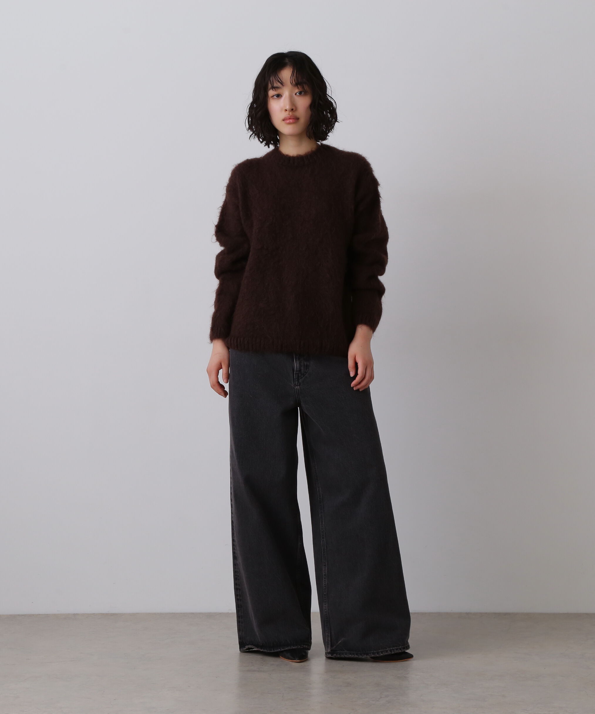YLEVE 「YLEVE / 13.5oz DENIM HIGH WAIST WIDE」|その他|グレー