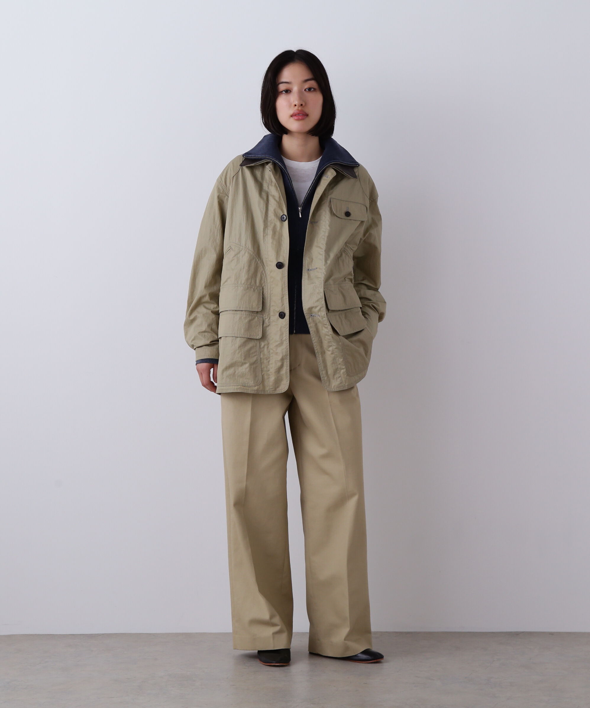 YLEVE 「YLEVE / NYLON HUNTING BLOUSON」|ブルゾン・スタジャン|
