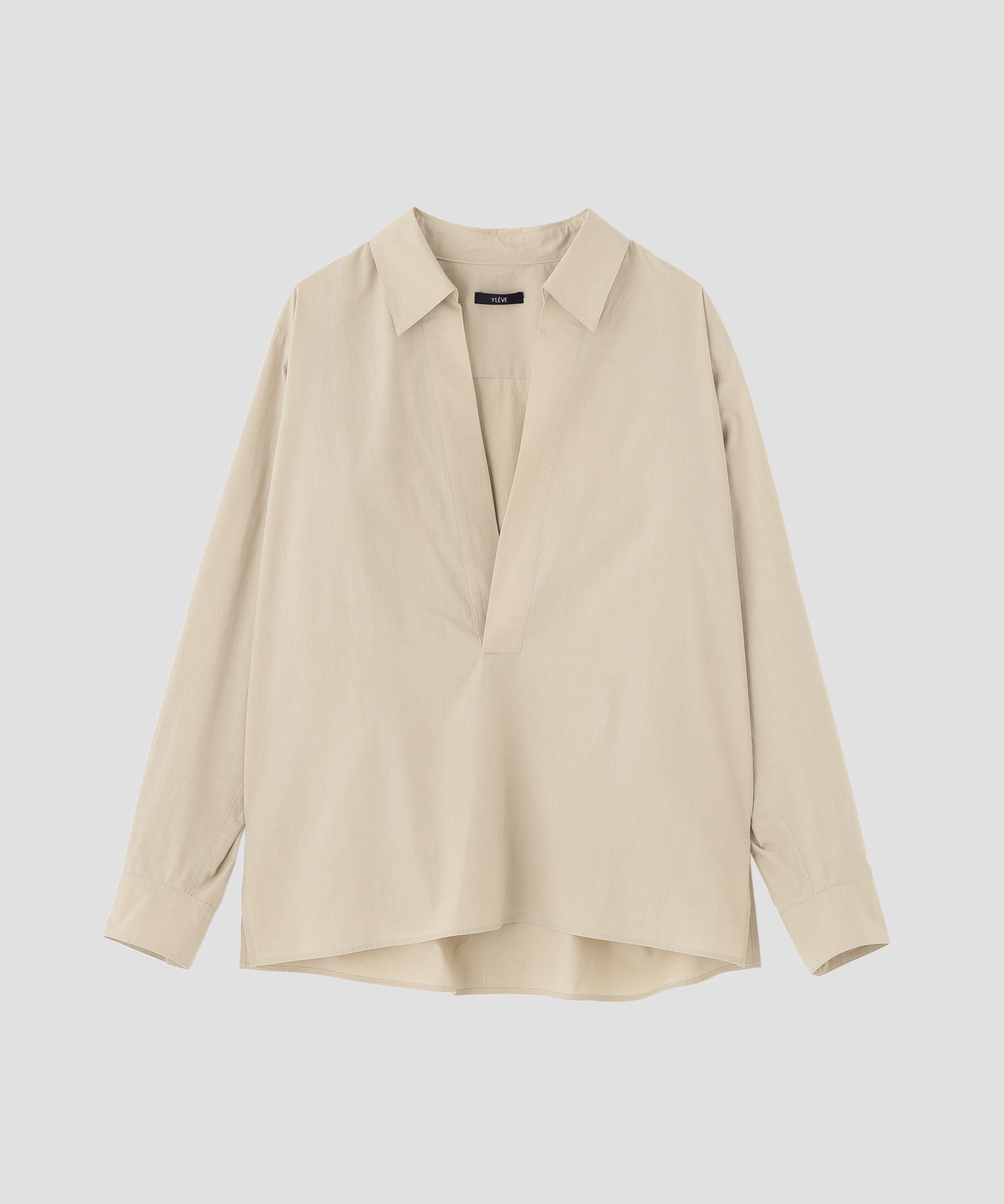 YLEVE 「YLEVE / COTTON SILK TYPEWRITER SKIPPER SHIRT」|シャツ・ブラウス|