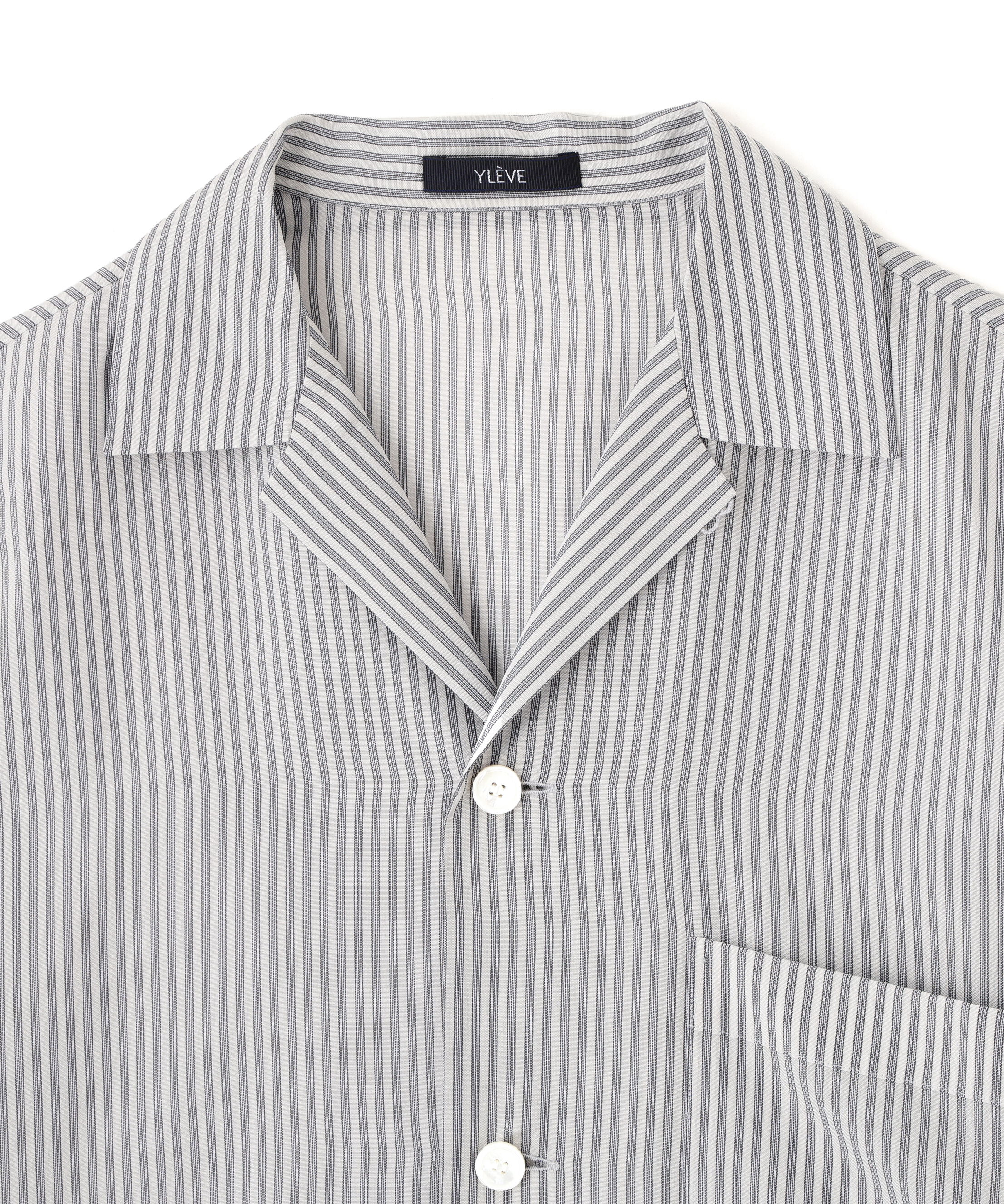 YLEVE 「YLEVE / ACETATE CUPRA STRIPE PAJAMA SHIRT」|シャツ・ブラウス|