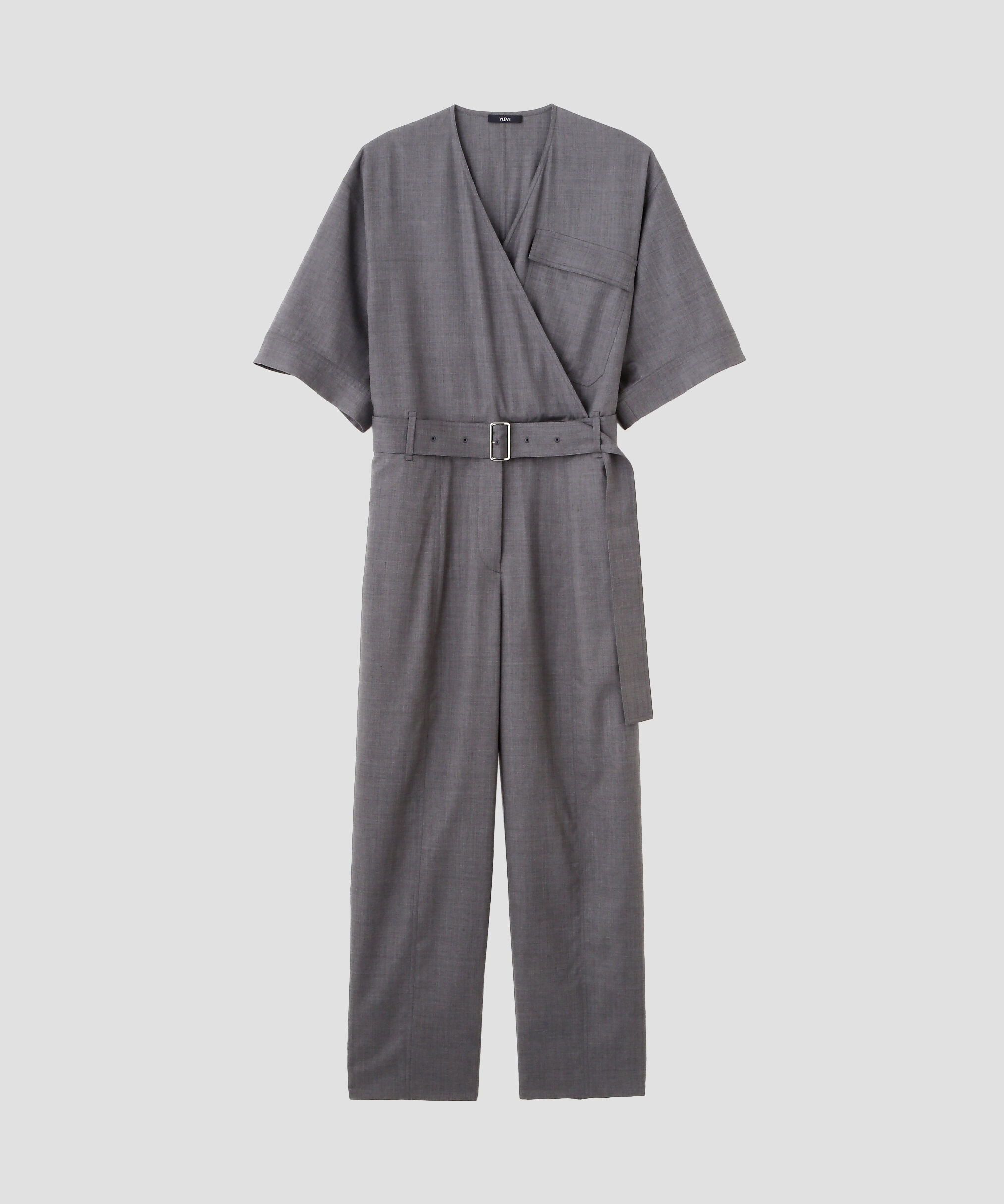 YLEVE 「YLEVE / SUPER120'S CHAMBRAY WOOL ALL IN ONE」|ワンピース|