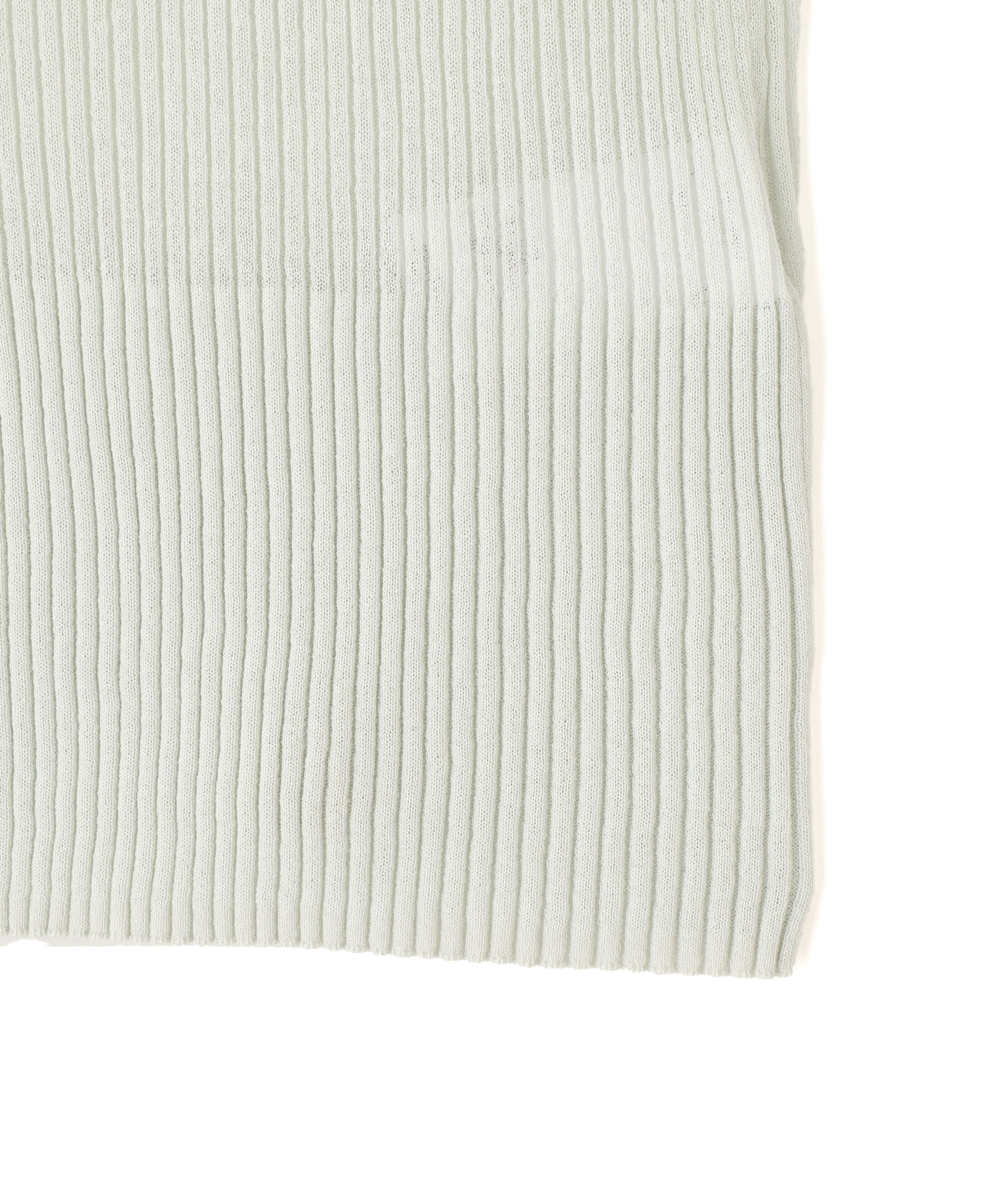 YLEVE 「YLEVE / SHEER RIB KNIT LONG SLEEVE PULLOVER」|ニット・セーター|