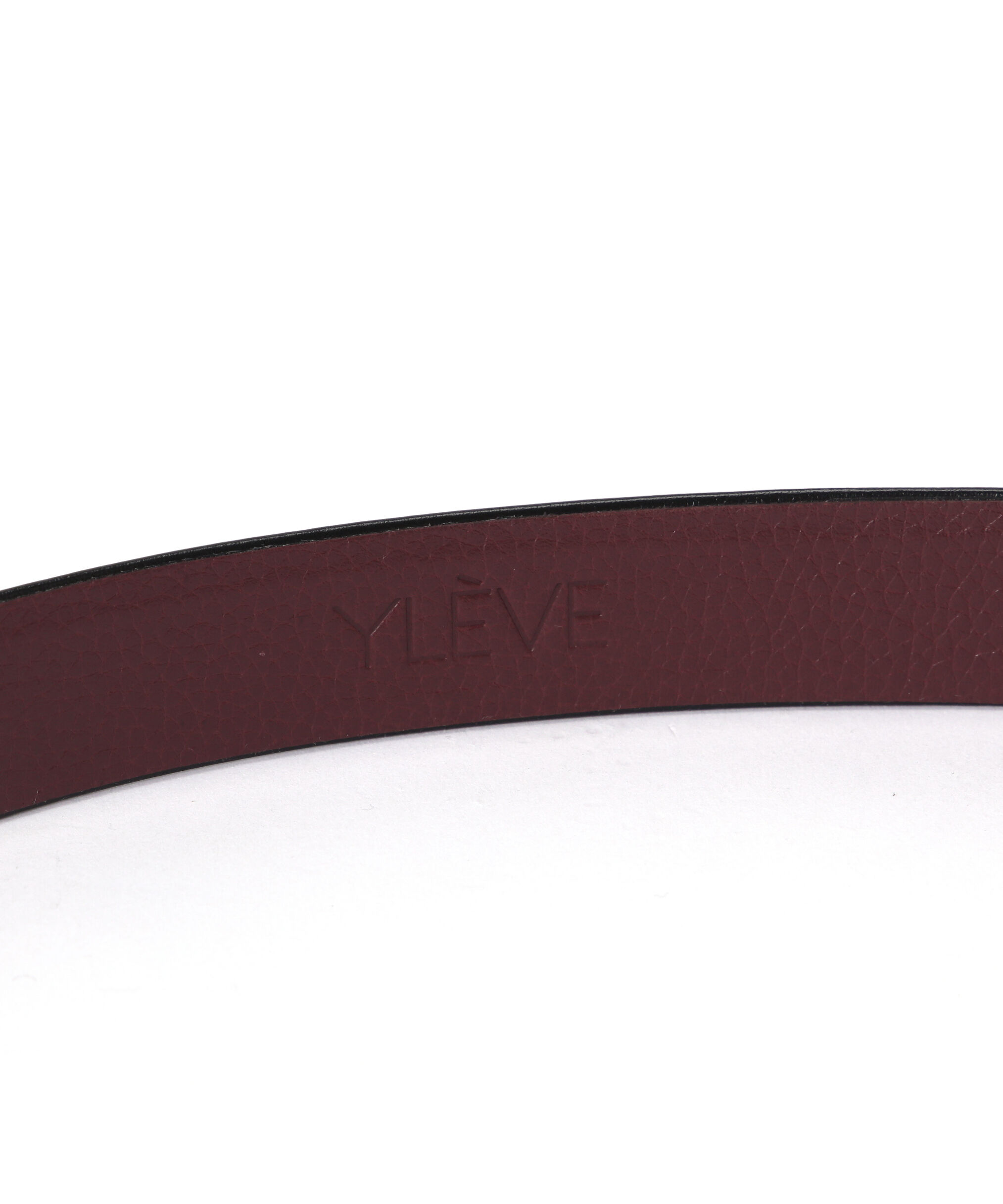 YLEVE 「YLEVE / LEATHER BUCKLED BELT」|ベルト|