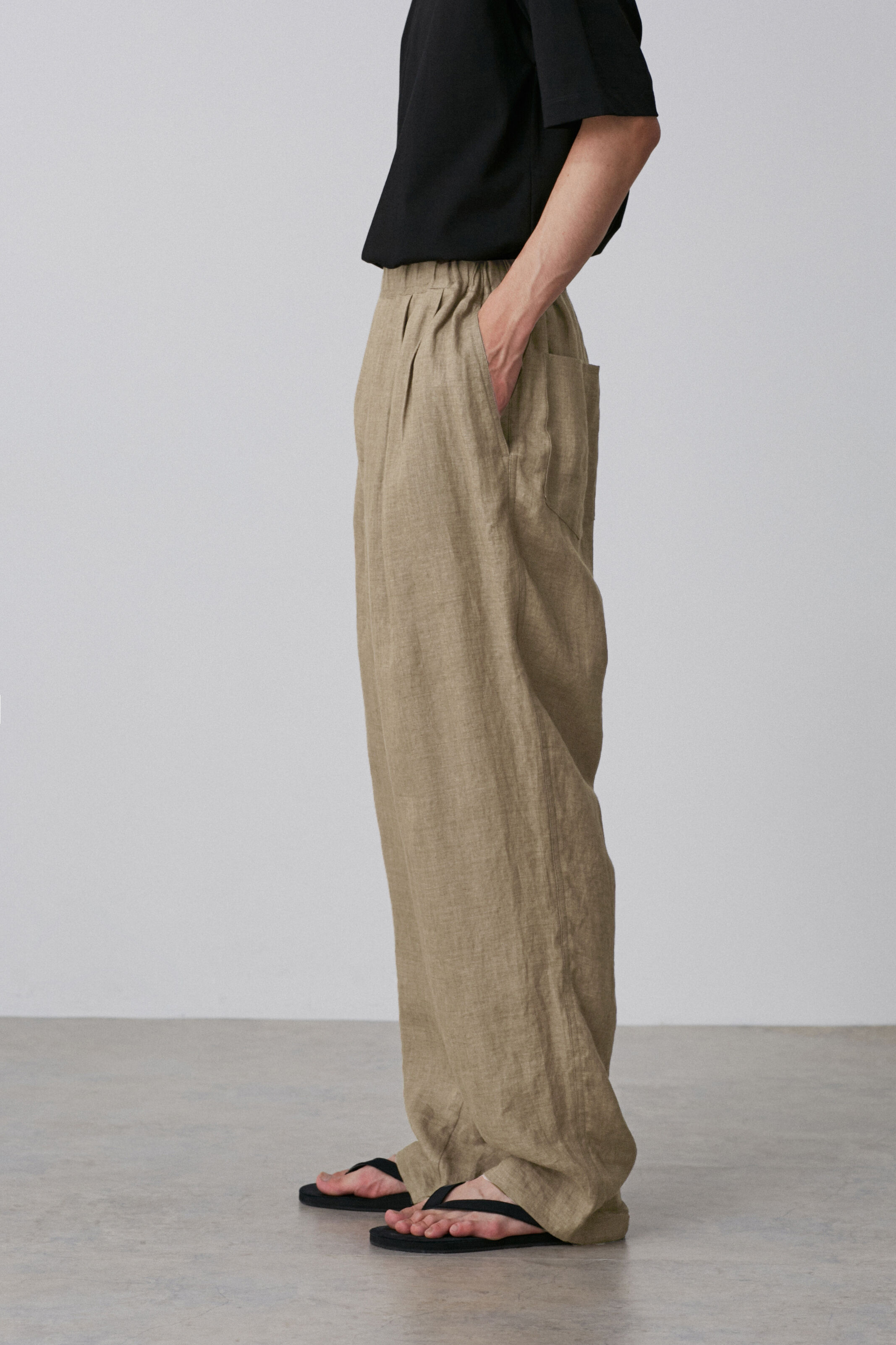 YLEVE 「YLEVE / LINEN POPLIN TROUSERS」|その他|
