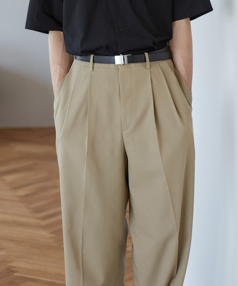 YLEVE 「YLEVE / HIGHTWISTED COTTON GABA TROUSERS」|その他|