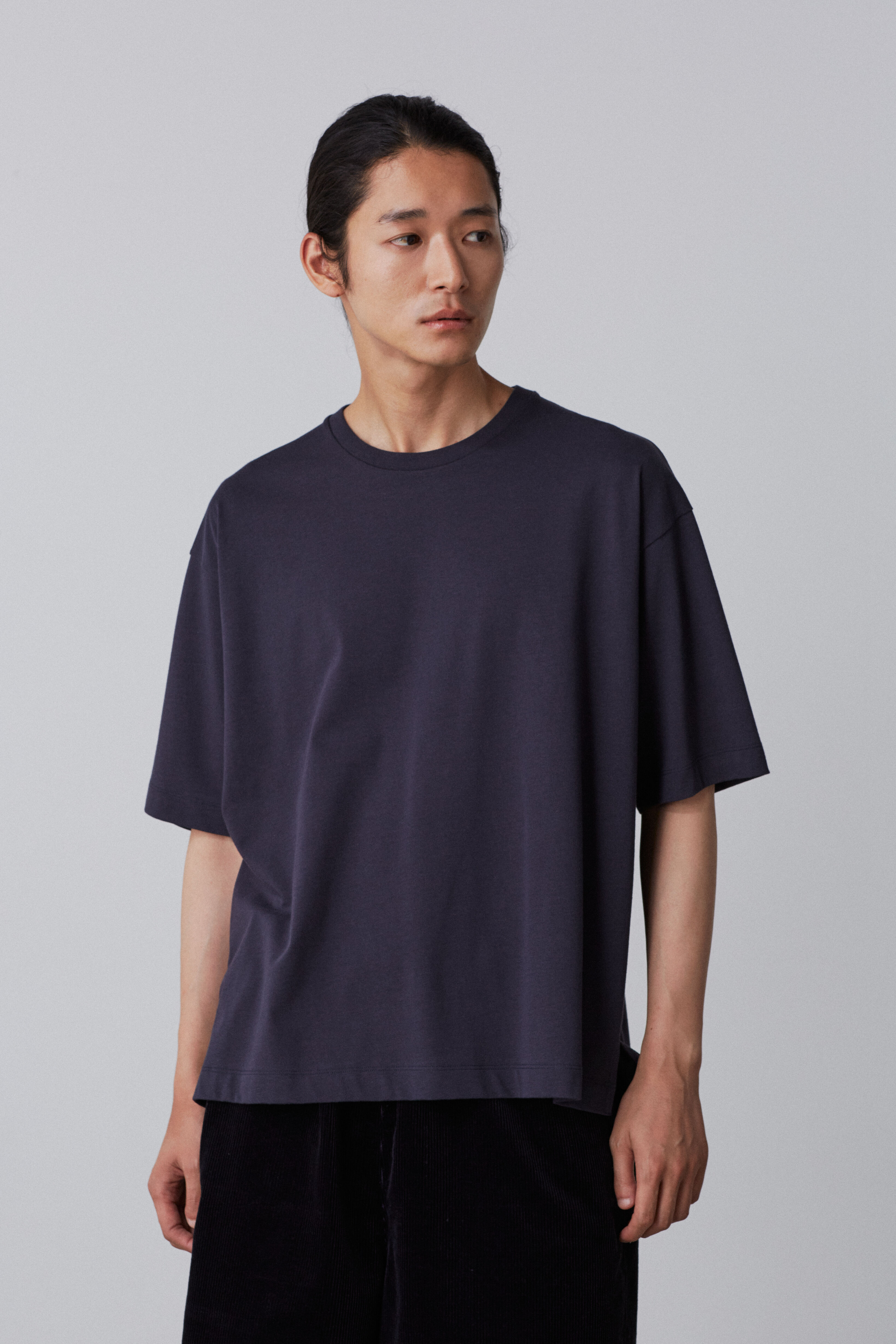 YLEVE 「YLEVE / ORGANIC COTTON BIO LOOSE T‐SHIRT」|Tシャツ・カットソー|ネイビー