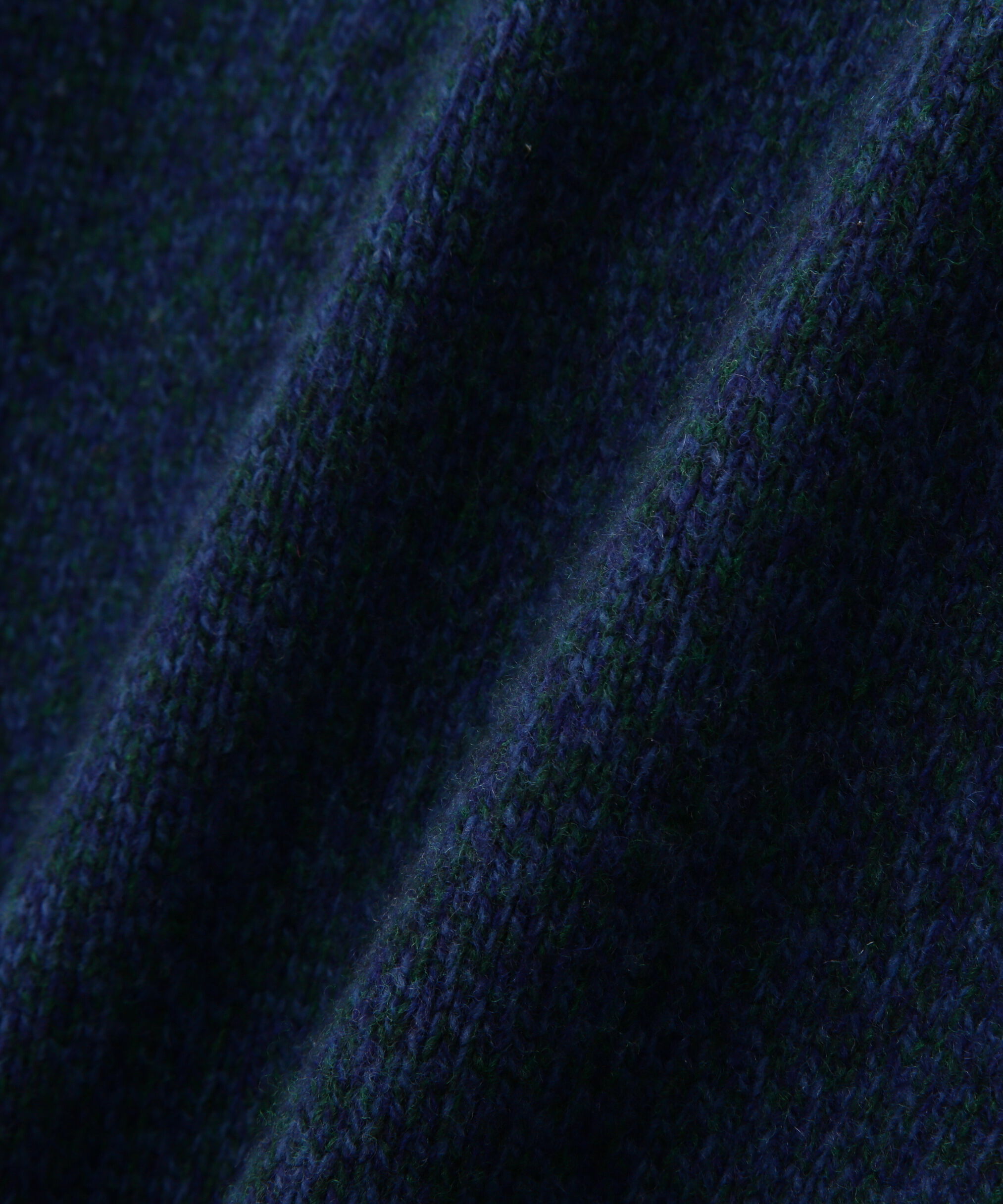 YLEVE 「YLEVE / WOOL CASHMERE MELANGE KNIT HALF ZIP PULL OVER」|ニット・セーター|