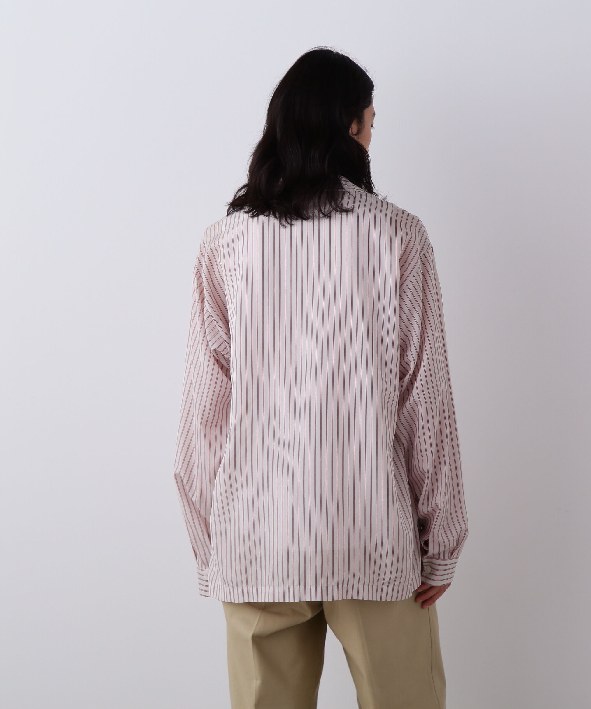 YLEVE 「YLEVE / ACETATE CUPRA STRIPE PAJAMA SHIRT」|シャツ・ブラウス|