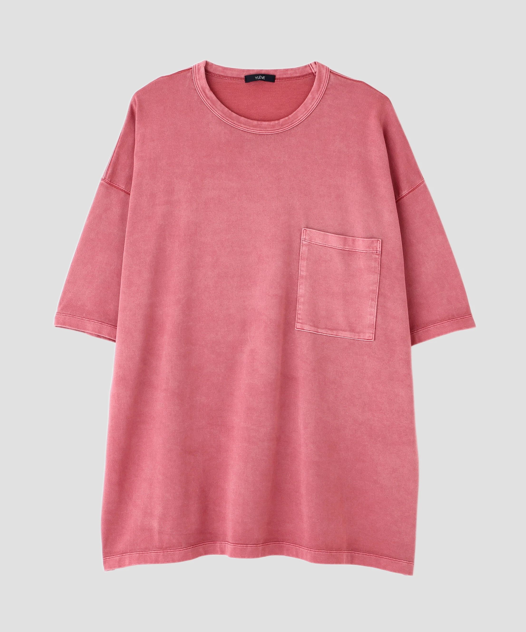 YLEVE 「YLEVE / COTTON RAYON PIGMENT DYE POCKET T-SHIRT」|Tシャツ・カットソー|