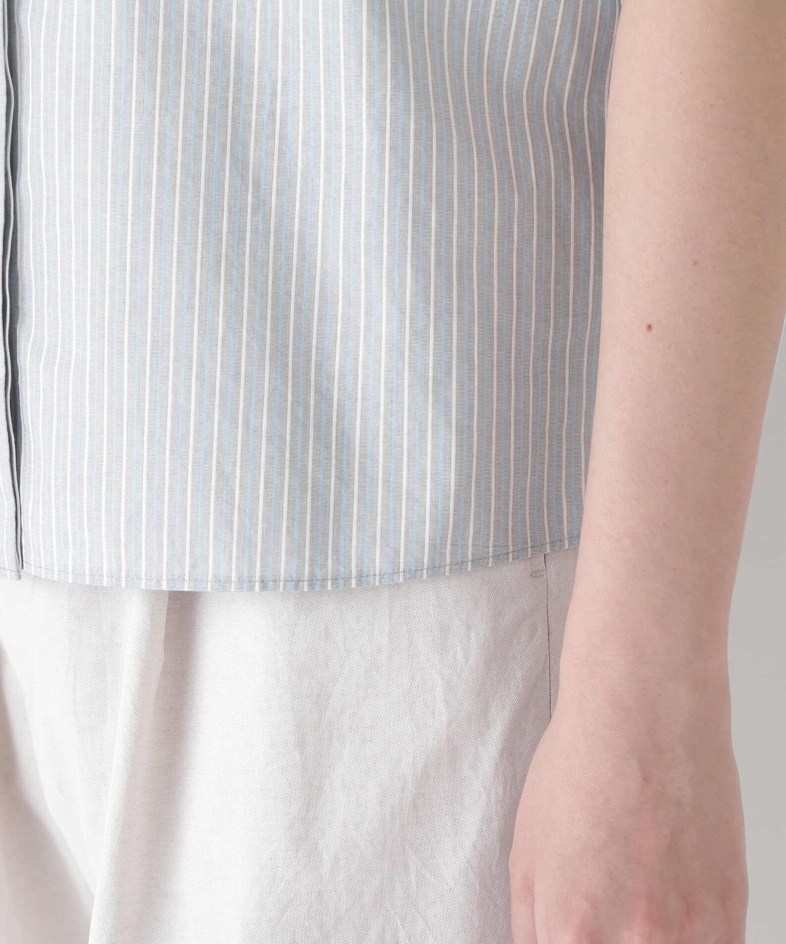  「◆ストライプローンカレンダードルマンボザムシャツ」|シャツ・ブラウス|