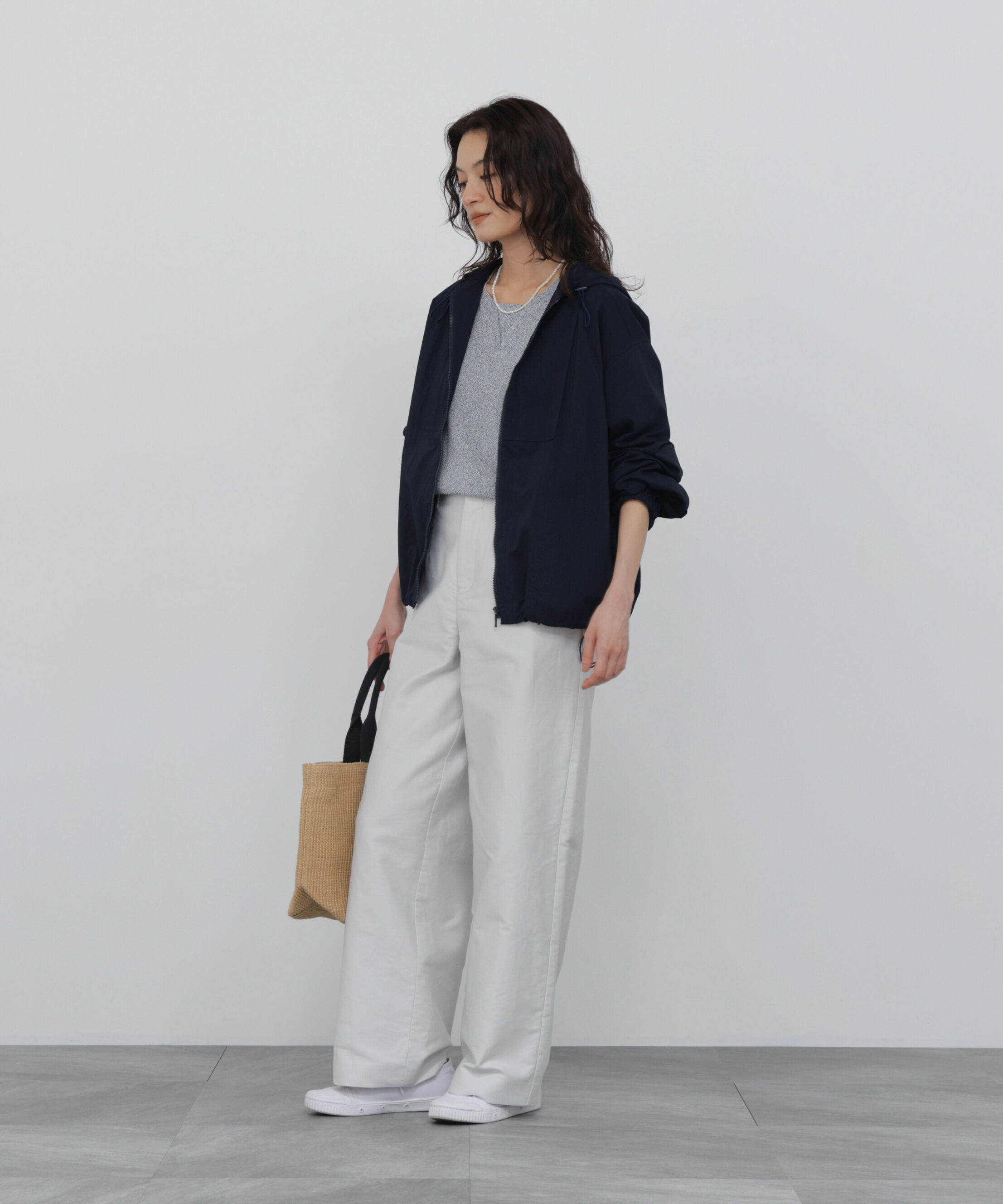  「◆《ウォッシャブル》シアーアノラックフーディーブルゾン」|ブルゾン・スタジャン|