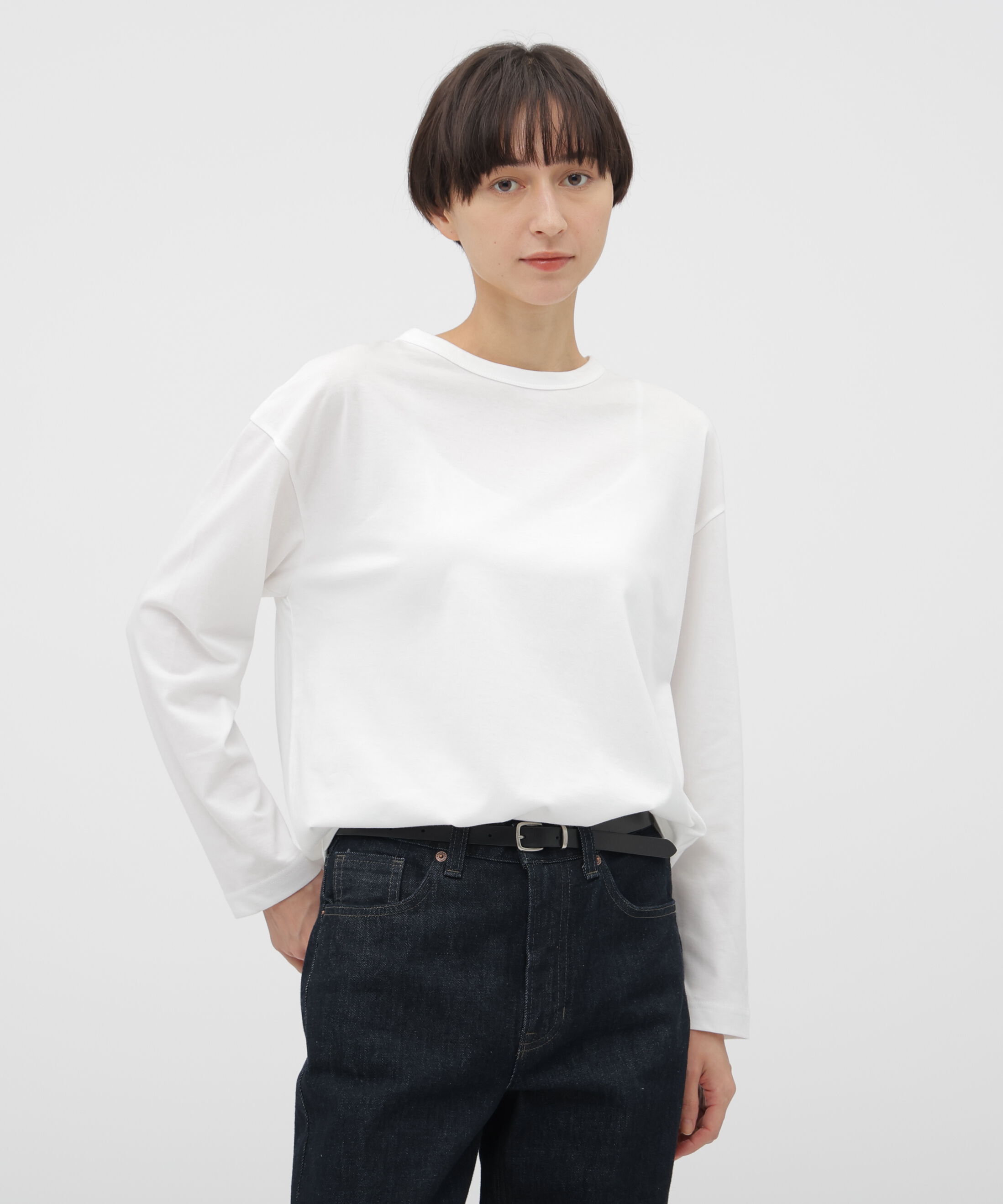  「SOFT COTTON JERSEY TOP」|Tシャツ・カットソー|WHITE