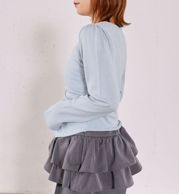 archives「【高機能】フロントギャザーＶネックニットプルオーバー」|ニット・セーター|