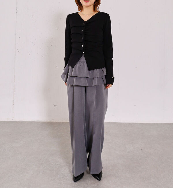 archives「フリルＳＫ付きスラックス」|チノ|