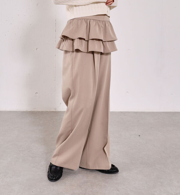 archives「フリルＳＫ付きスラックス」|チノ|