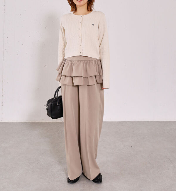 archives「フリルＳＫ付きスラックス」|チノ|